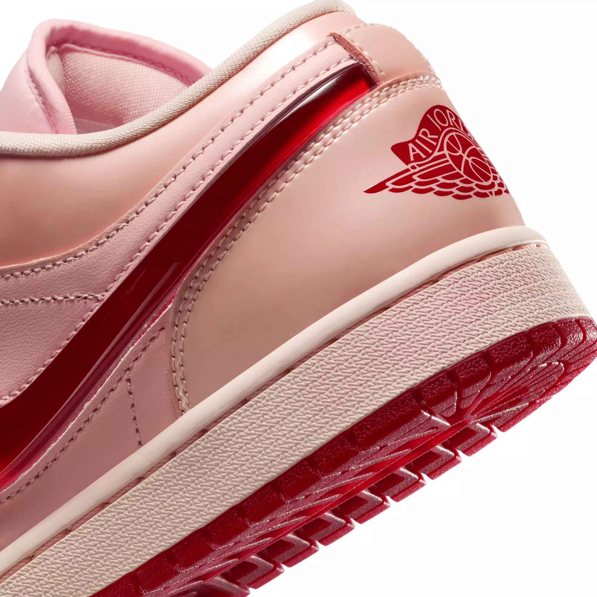 Jordan 1 Low SE "Washed Coral/Gym Red" Women's Shoe - CORAL