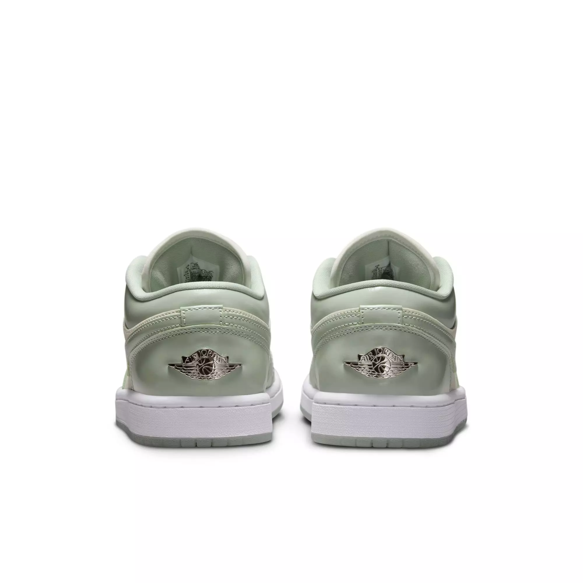 Jordan 1 Low SE "Sail/Seafoam/Metallic Silver/White" Women's Shoe - WHITE/GREEN