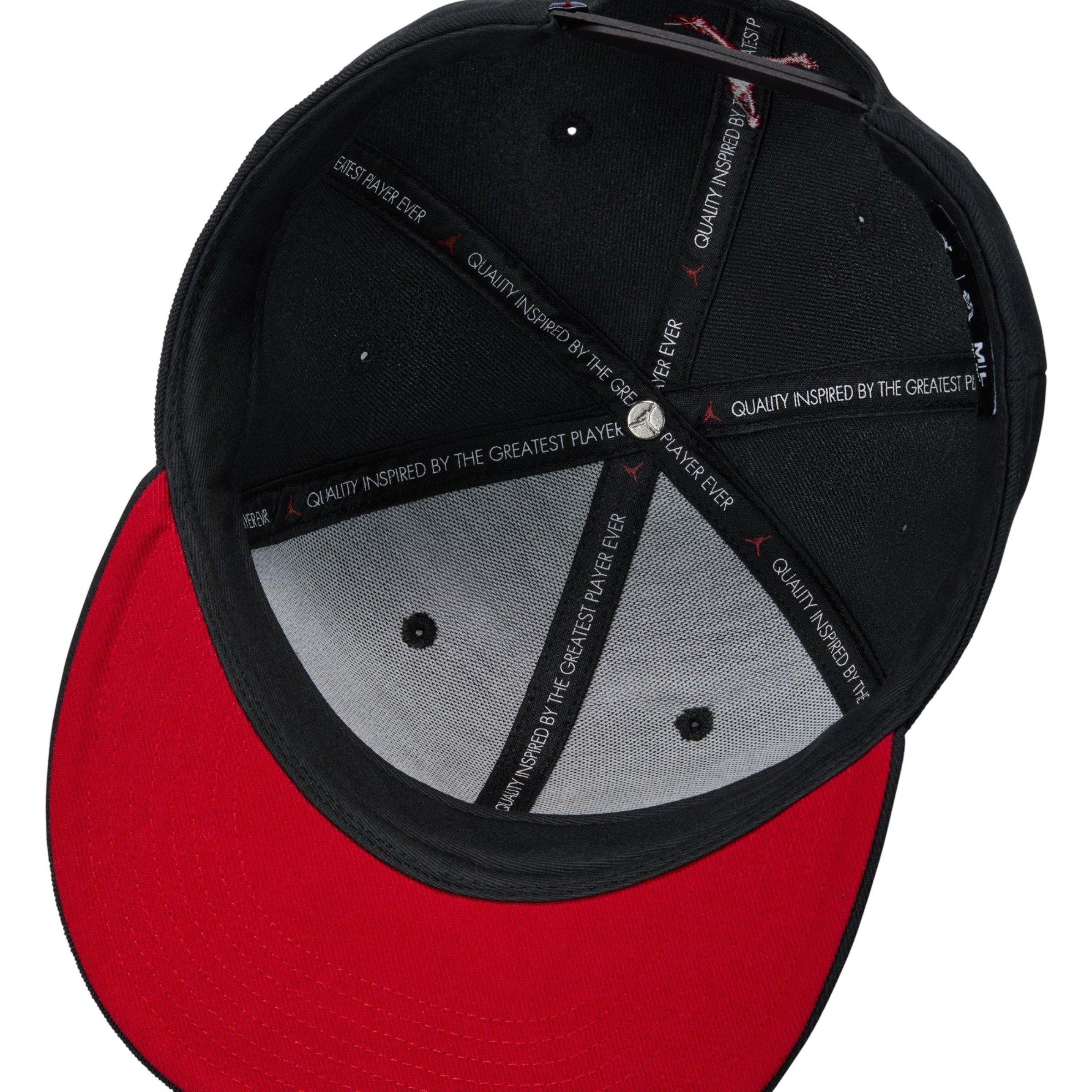 Jordan Pro Snapback Cap-Black - BLACK Thumbnail View 4