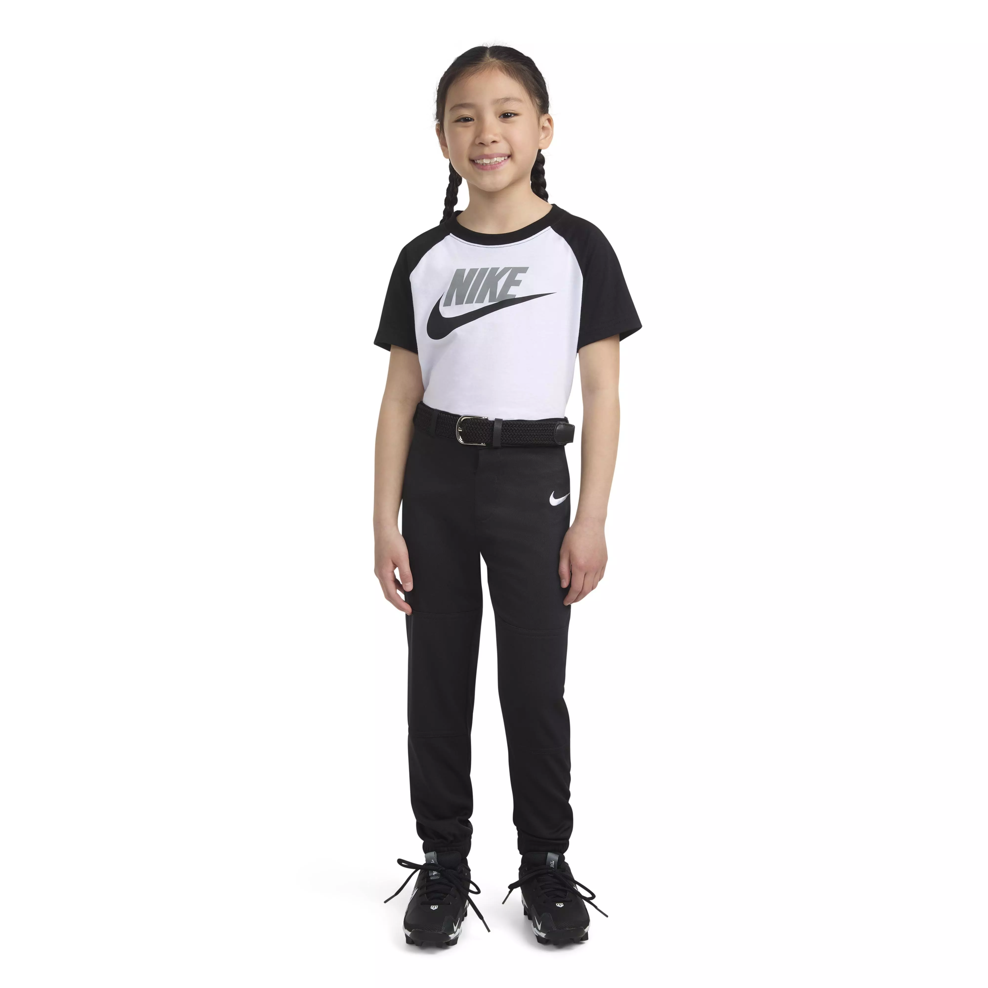 Nike Youth Dri-FIT Tee Ball Pants - Black - BLACK