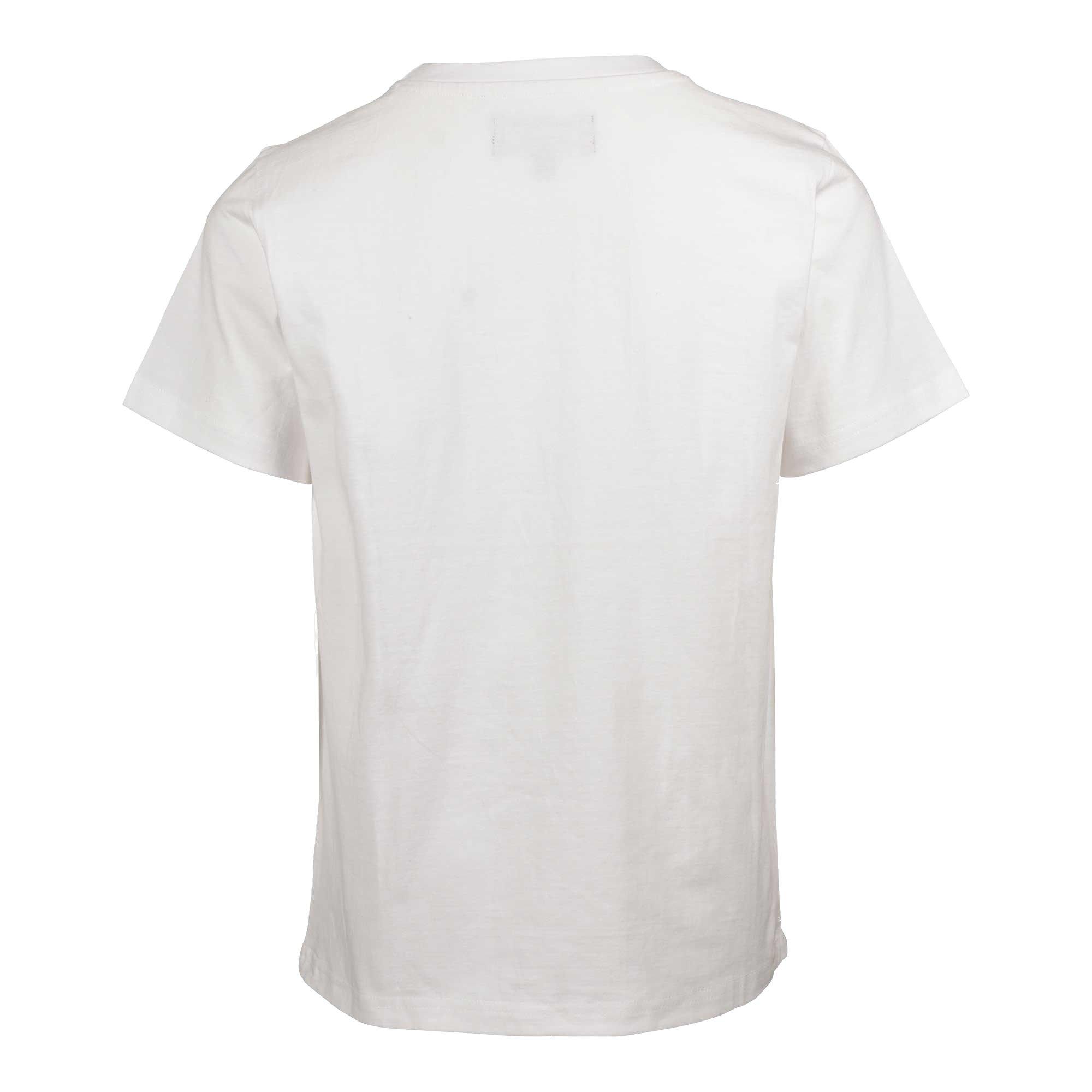 Reason Gratitude Big Girls' White/Pink Tee