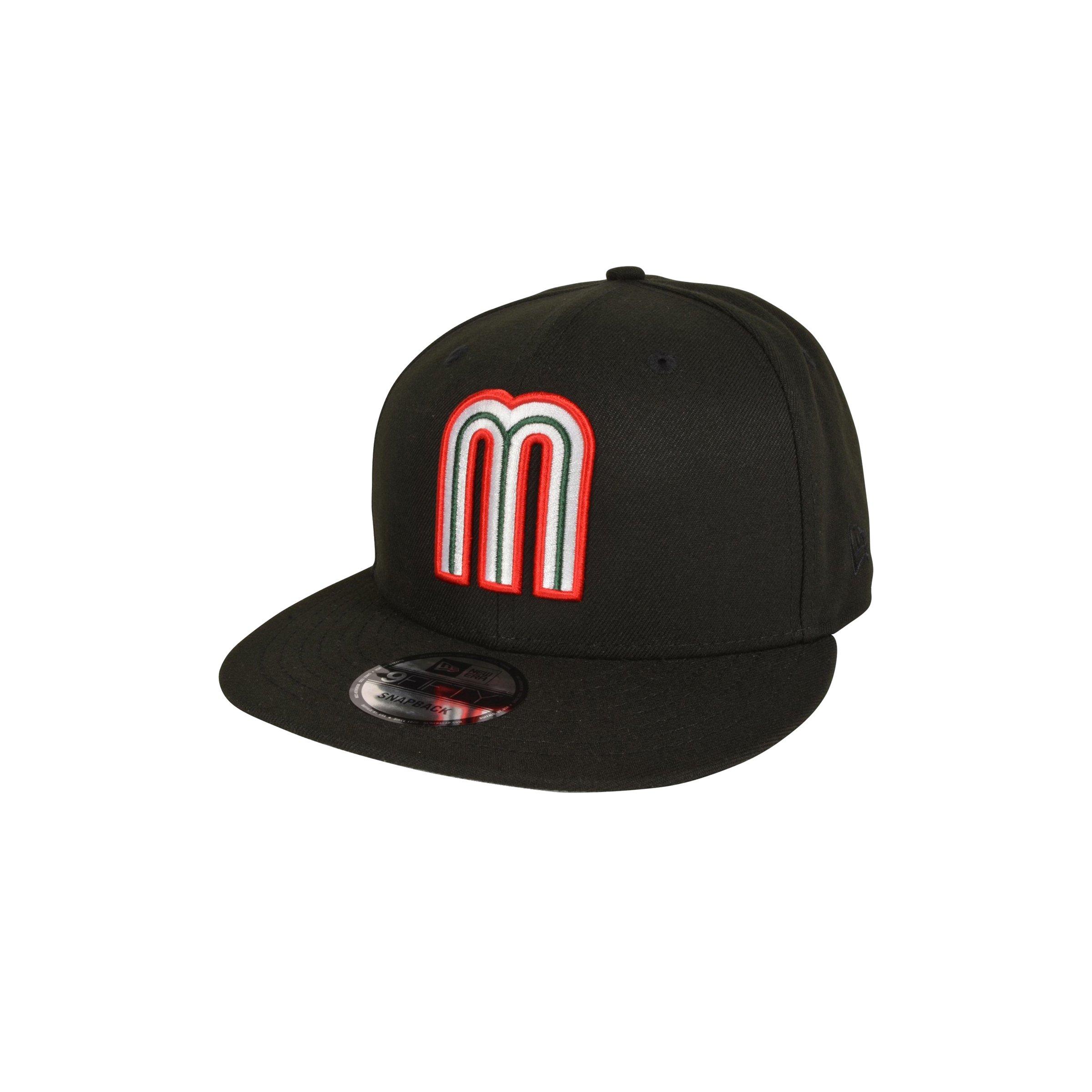 New Era Mexico 9FIFTY Official World Baseball Classic Snapback - Black - Black Thumbnail View 1