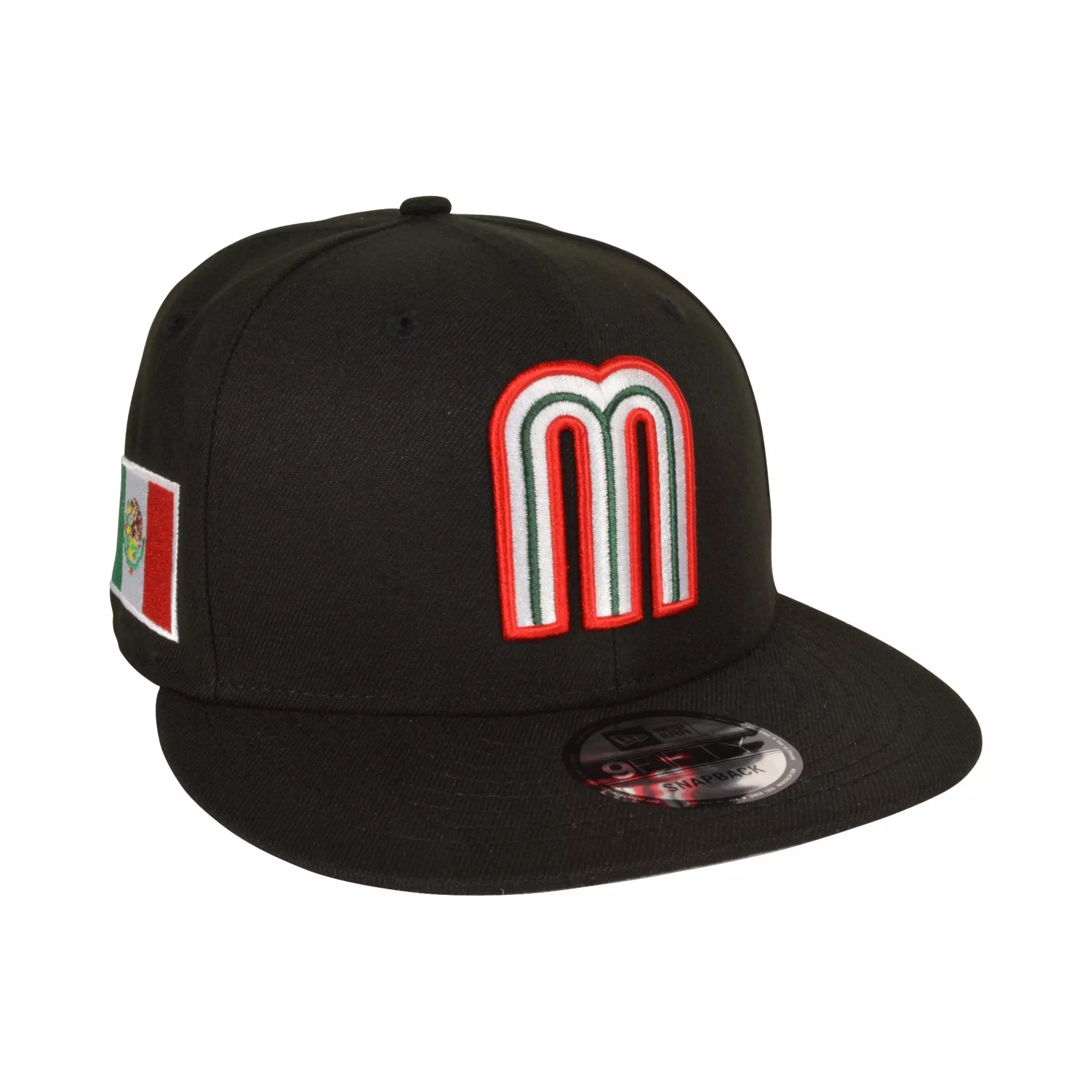New Era Mexico 9FIFTY Official World Baseball Classic Snapback - Black - Black