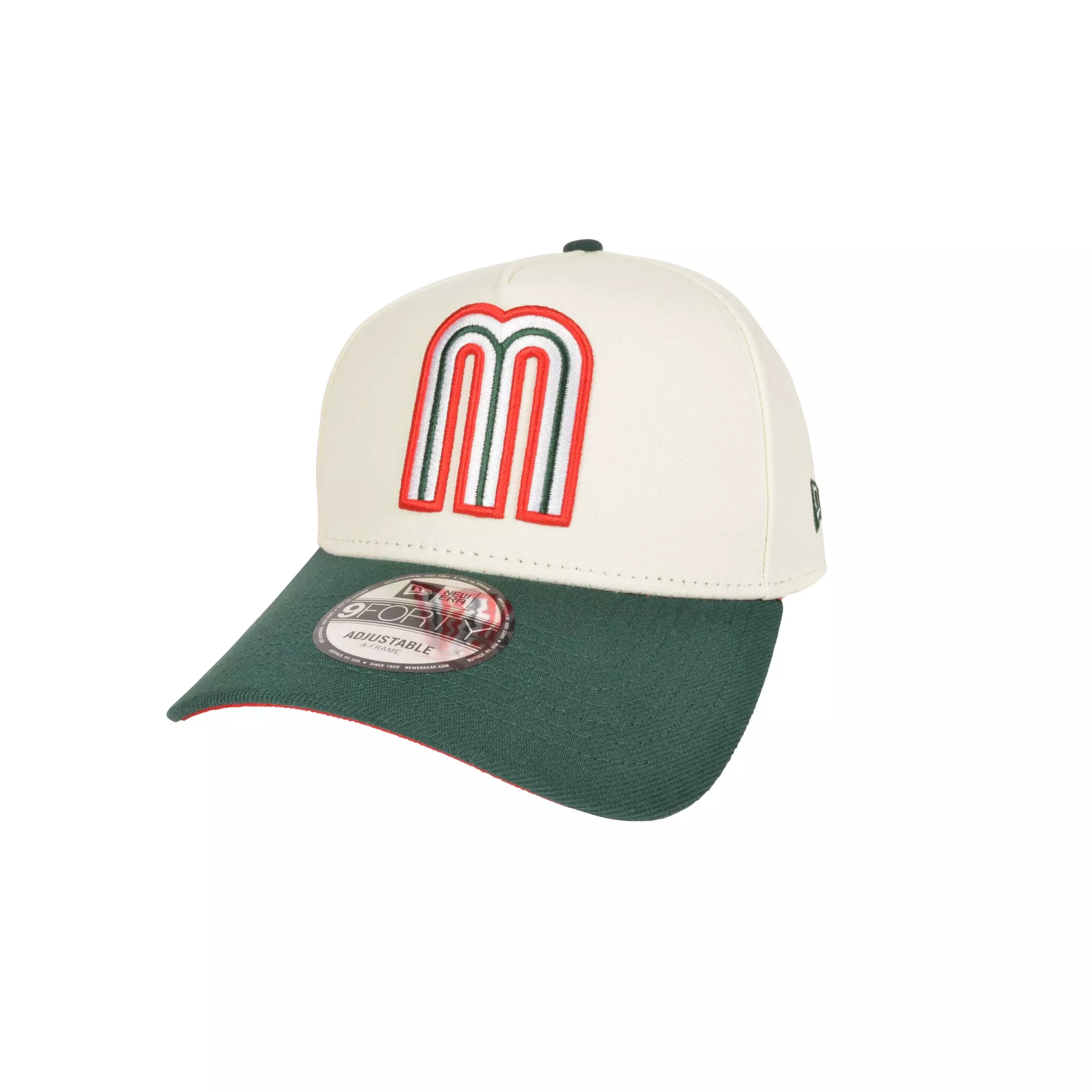 New Era Mexico 9FORTY A-Frame Snapback-Cream - CREAM