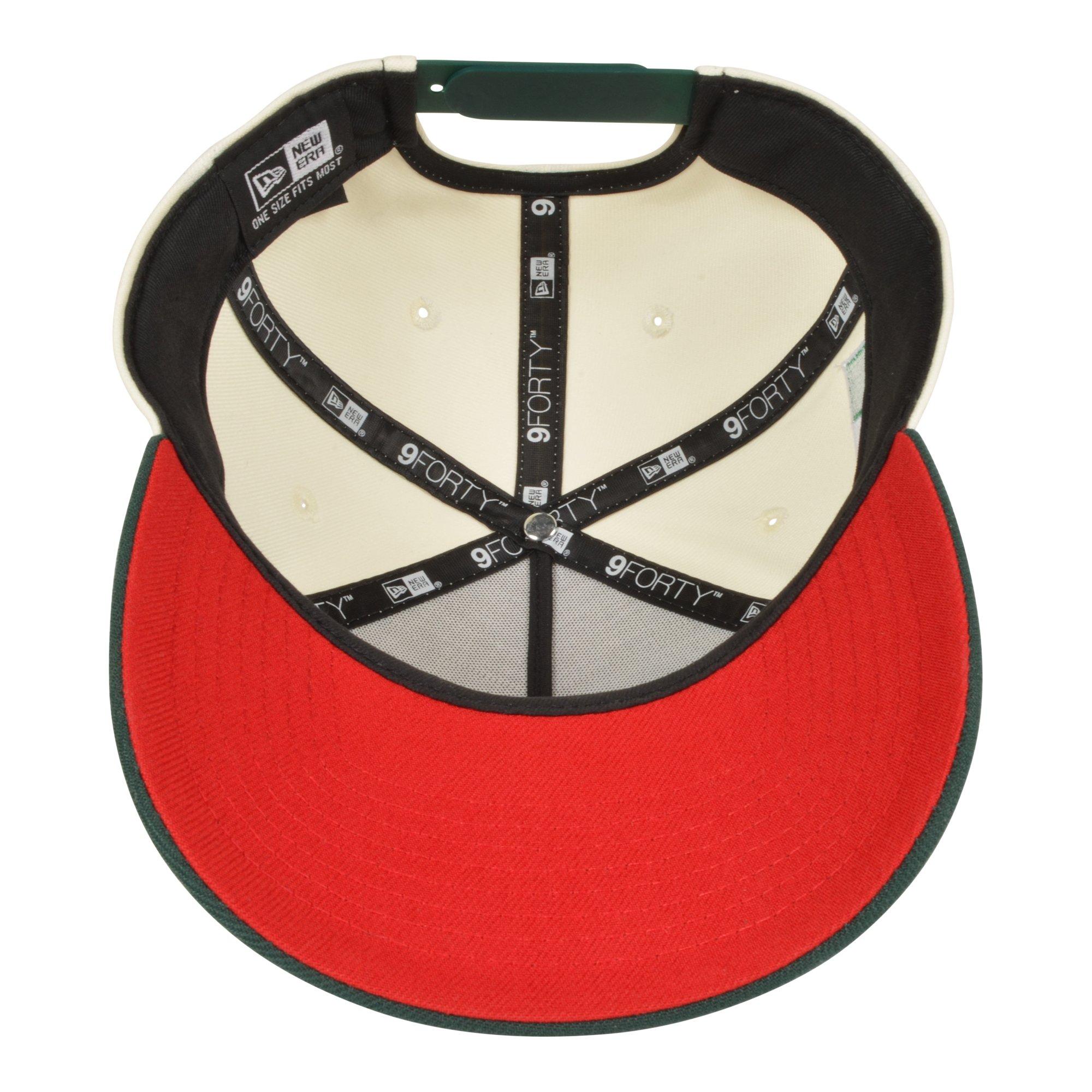 New Era Mexico 9FORTY A-Frame Cream Snapback Hat