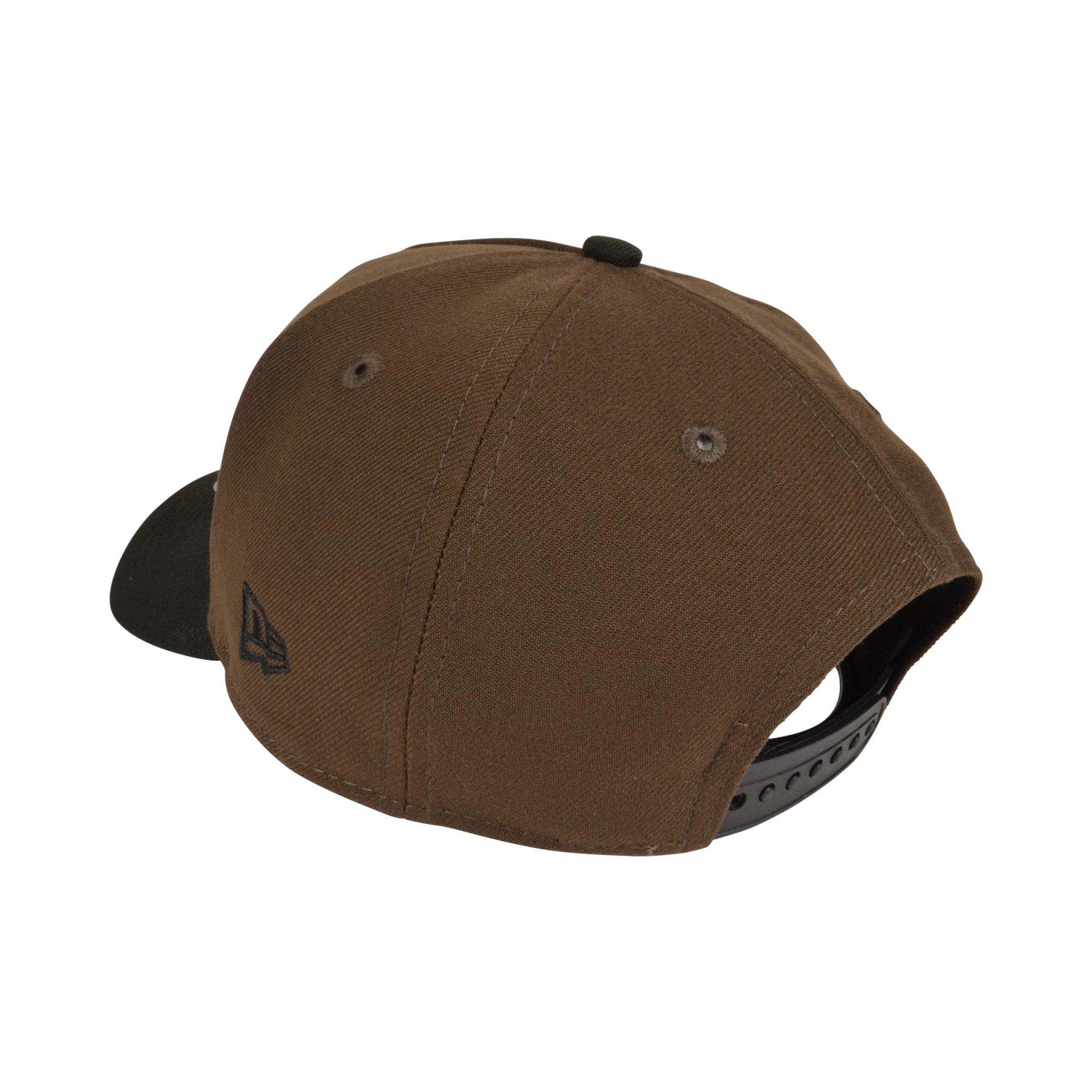 New Era Los Angeles Dodgers 9FORTY Adjustable Hat - Brown - BLACK Thumbnail View 4