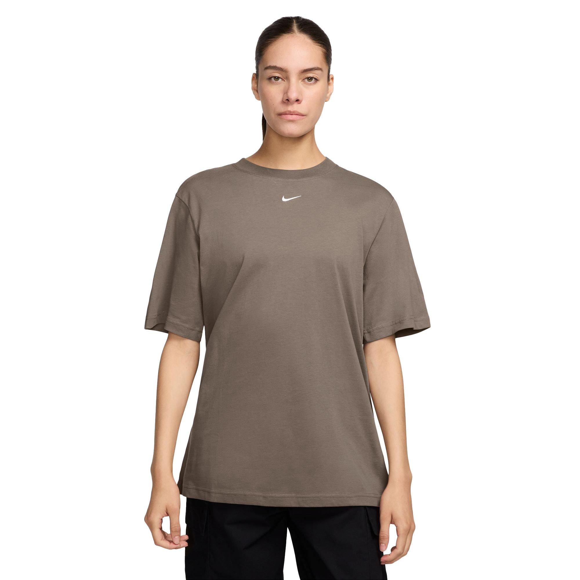 Nike Women's Sportswear Essential Tee - Brown - BROWN Thumbnail View 1