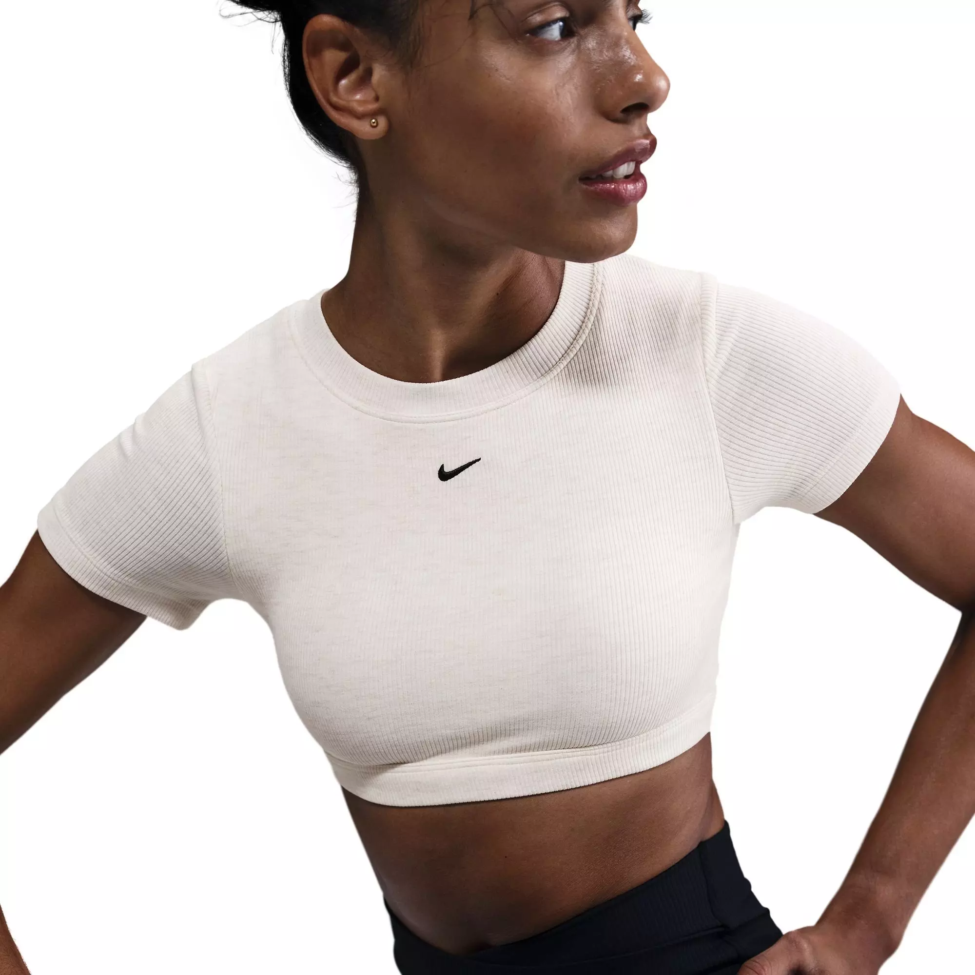 Nike Women's Sportswear Classic Sports Bra Tee - SAIL