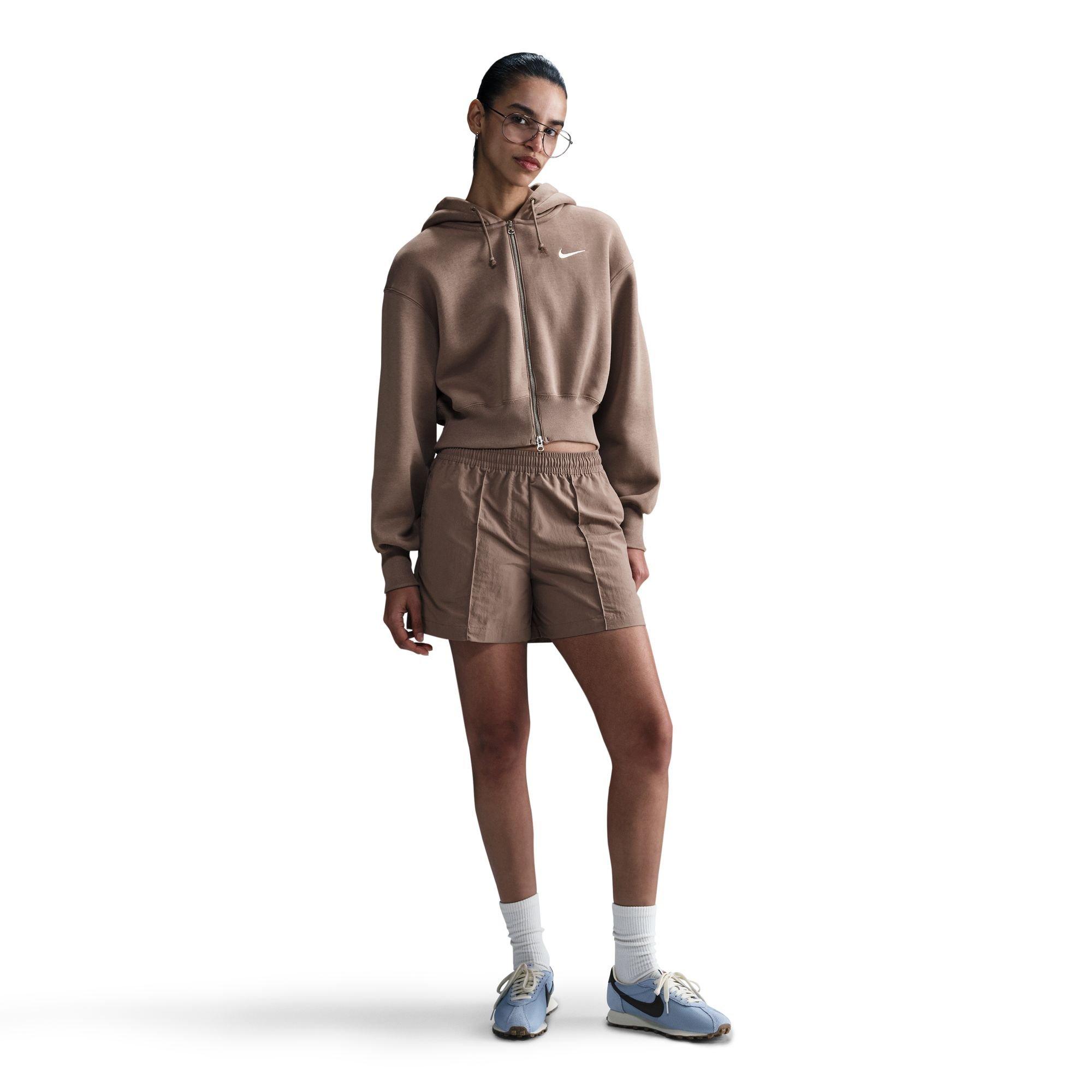 Nike Women's Sportswear Every Wovens Mid-Rise 5" Shorts - BROWN Thumbnail View 1