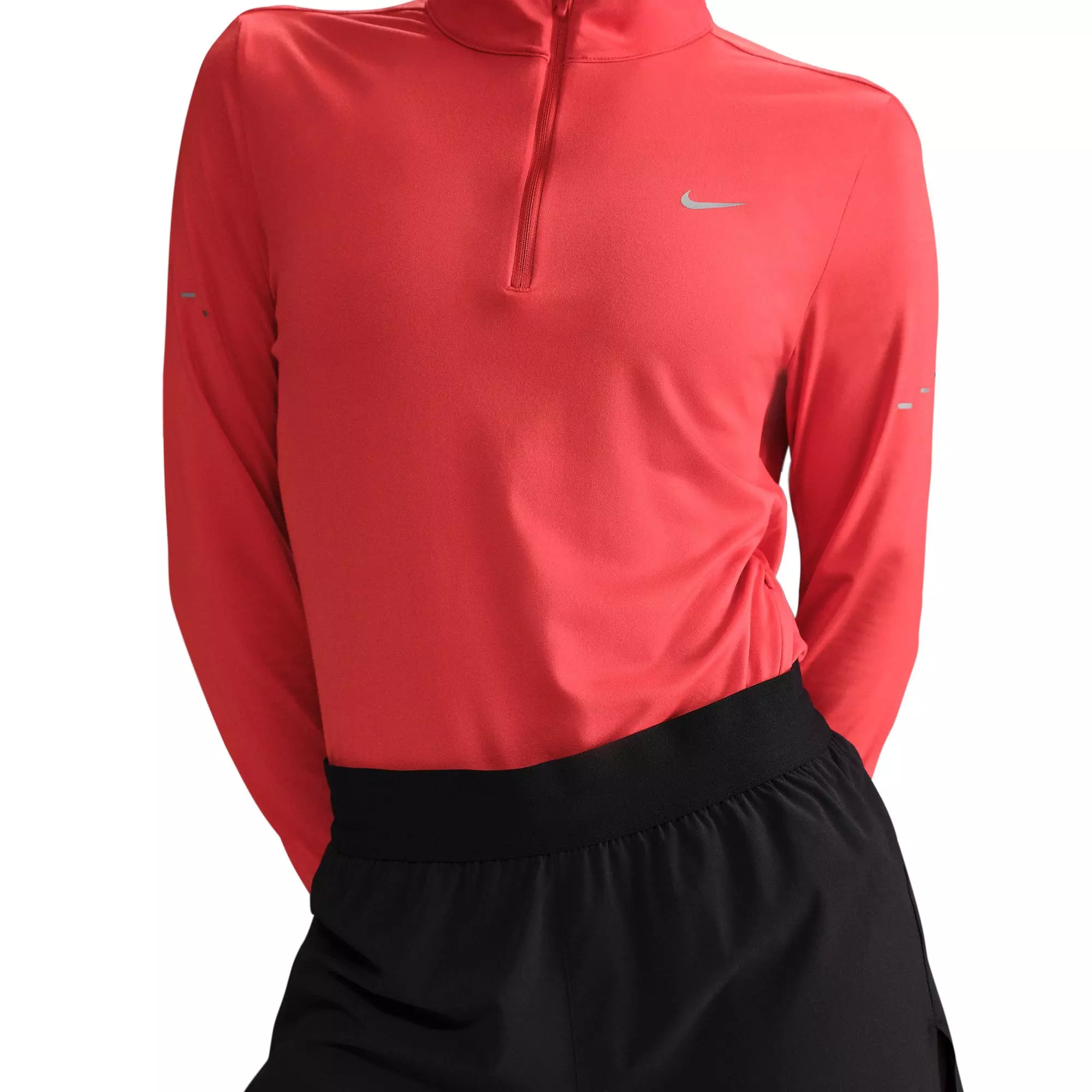 Nike Women's Dri-FIT Mid-Rise 2.5" Brief-Lined Running Shorts - BLACK