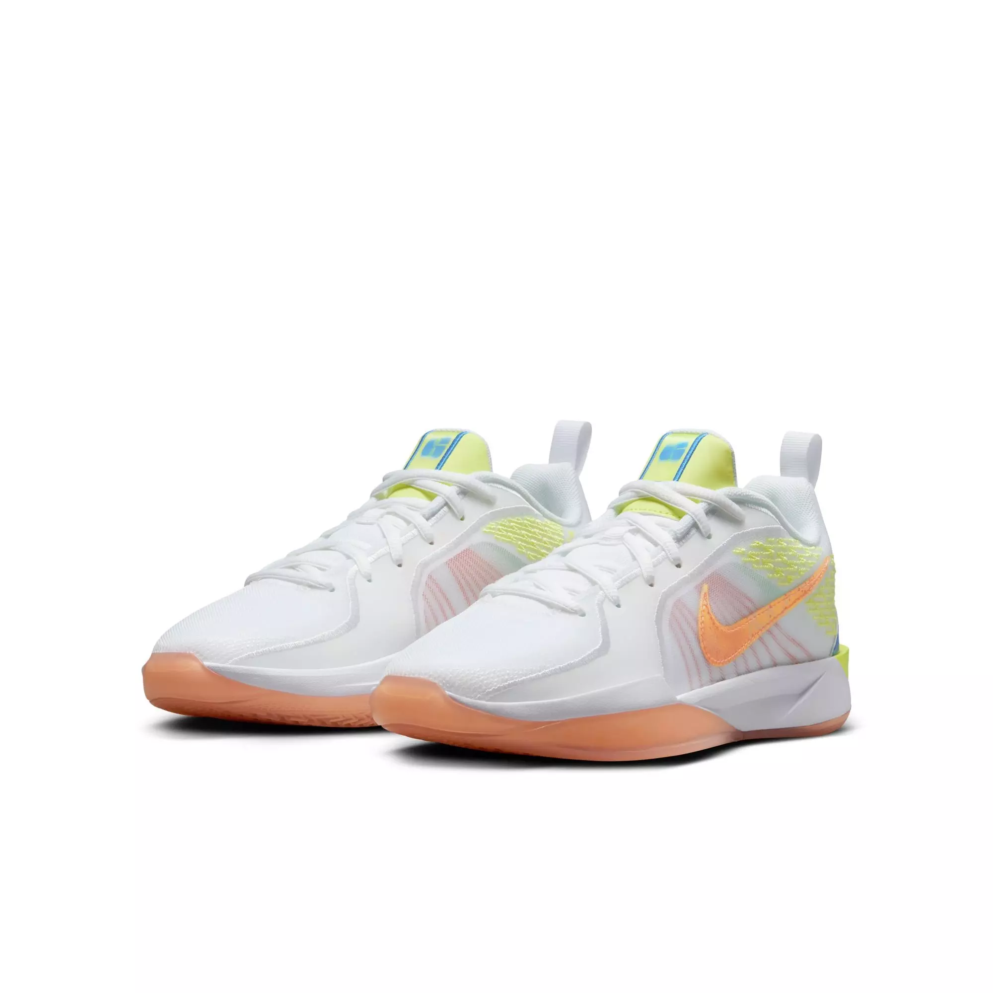 Nike Sabrina 2 SE "Lemon Twist" Grade School Kids' Basketball Shoe - WHITE/LEMON TWIST/APRICOT AGATE