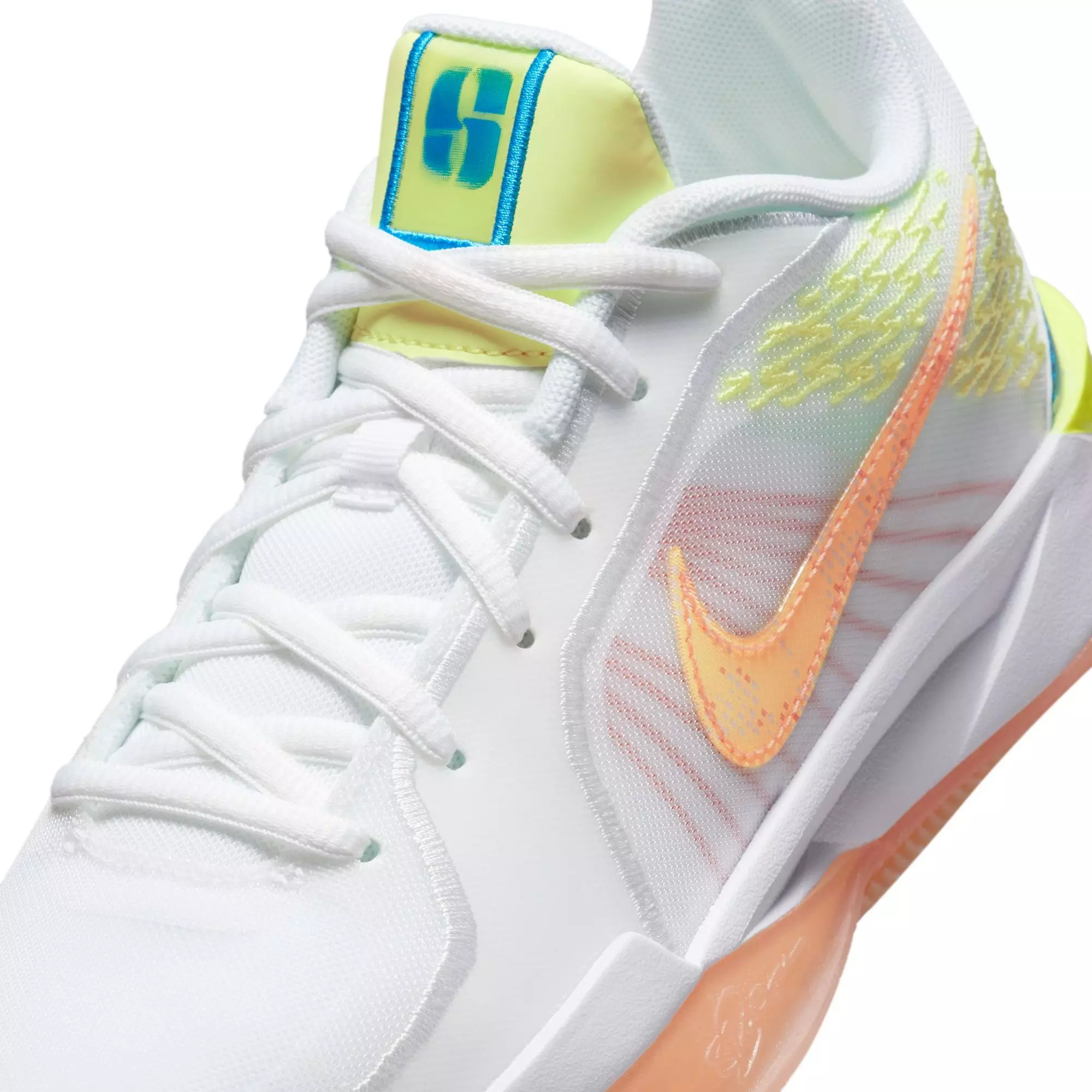 Nike Sabrina 2 SE "Lemon Twist" Grade School Kids' Basketball Shoe - WHITE/LEMON TWIST/APRICOT AGATE