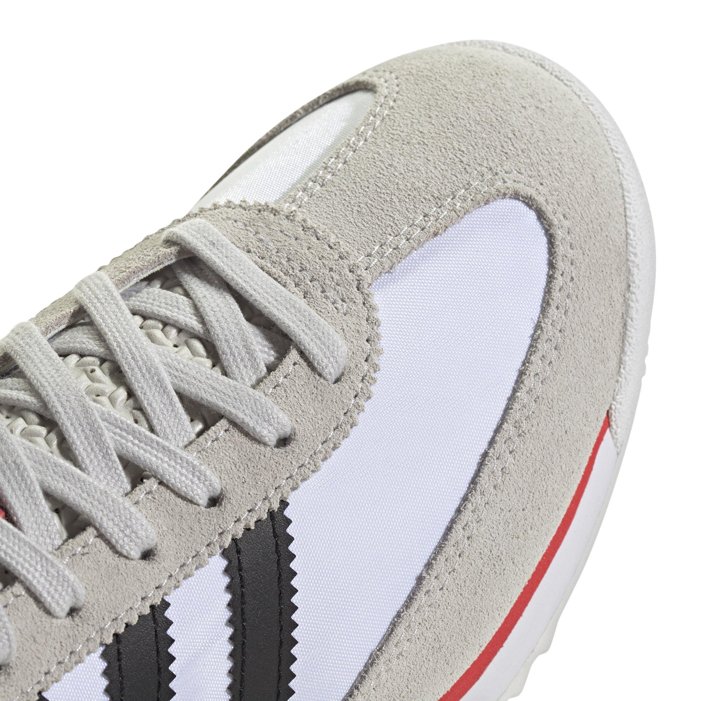 adidas Originals SL 72 "Ftwr White/Core Black/Grey One" Men's Shoe - WHITE/BLACK/RED Thumbnail View 5