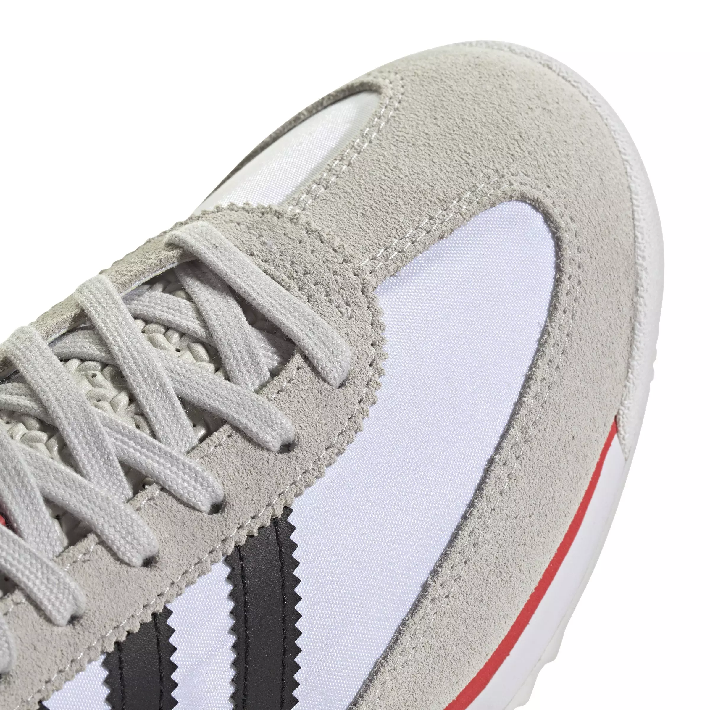 adidas Originals SL 72 "Ftwr White/Core Black/Grey One" Men's Shoe - WHITE/BLACK/RED