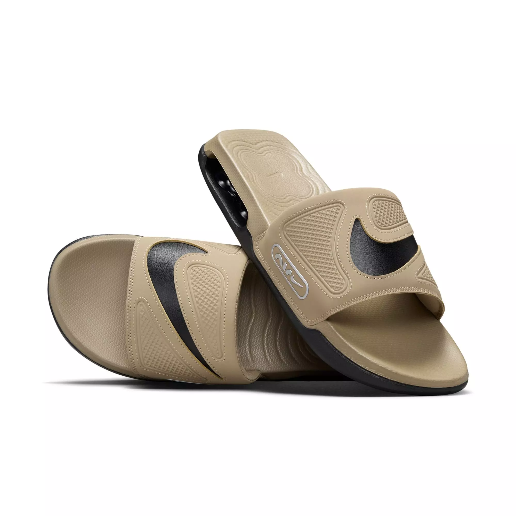 Nike Air Max Cirro "Khaki/Black/Metallic Silver" Men's Slide