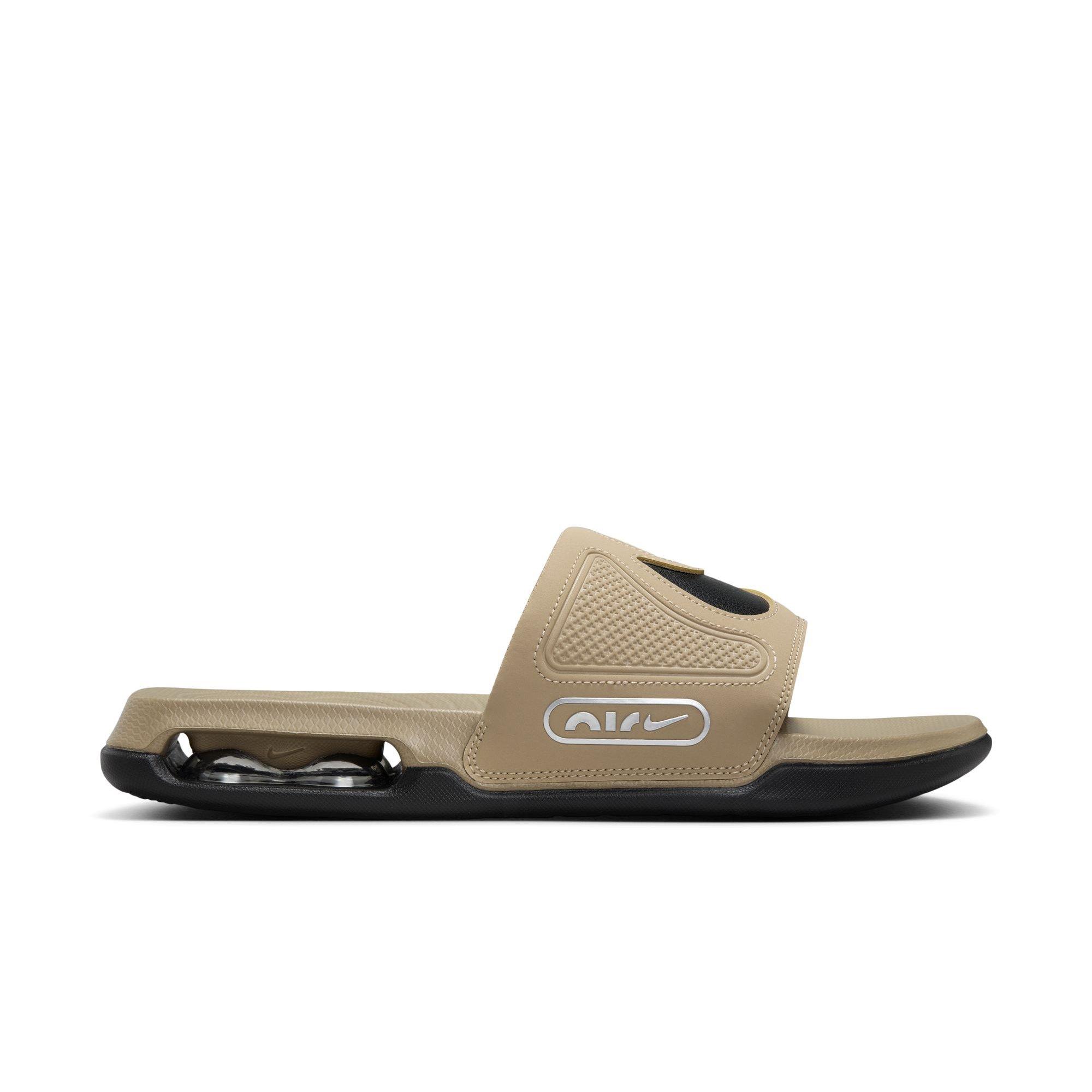 Nike Air Max Cirro "Khaki/Black/Metallic Silver" Men's Slide - KHAKI/BLACK Thumbnail View 1