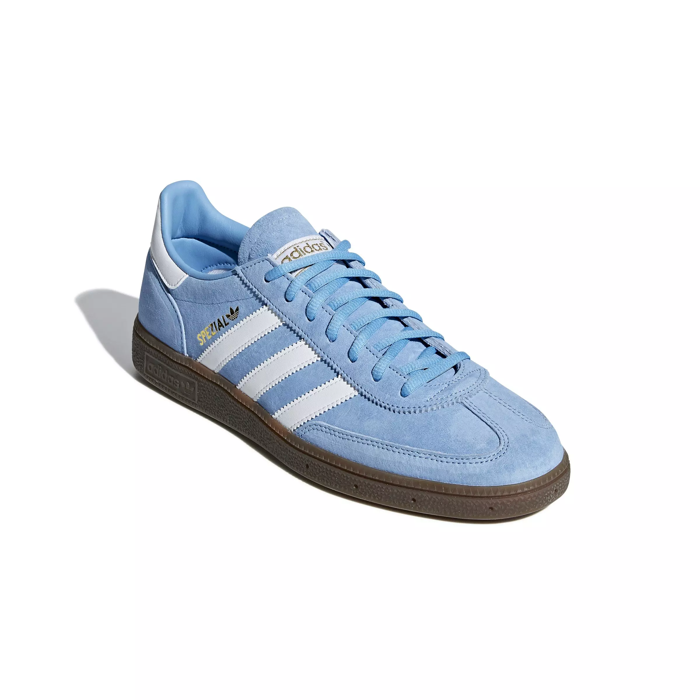 adidas Originals Handball Spezial "Light Blue/Ftwr White/Gum" Men's Shoe - BLUE/WHITE