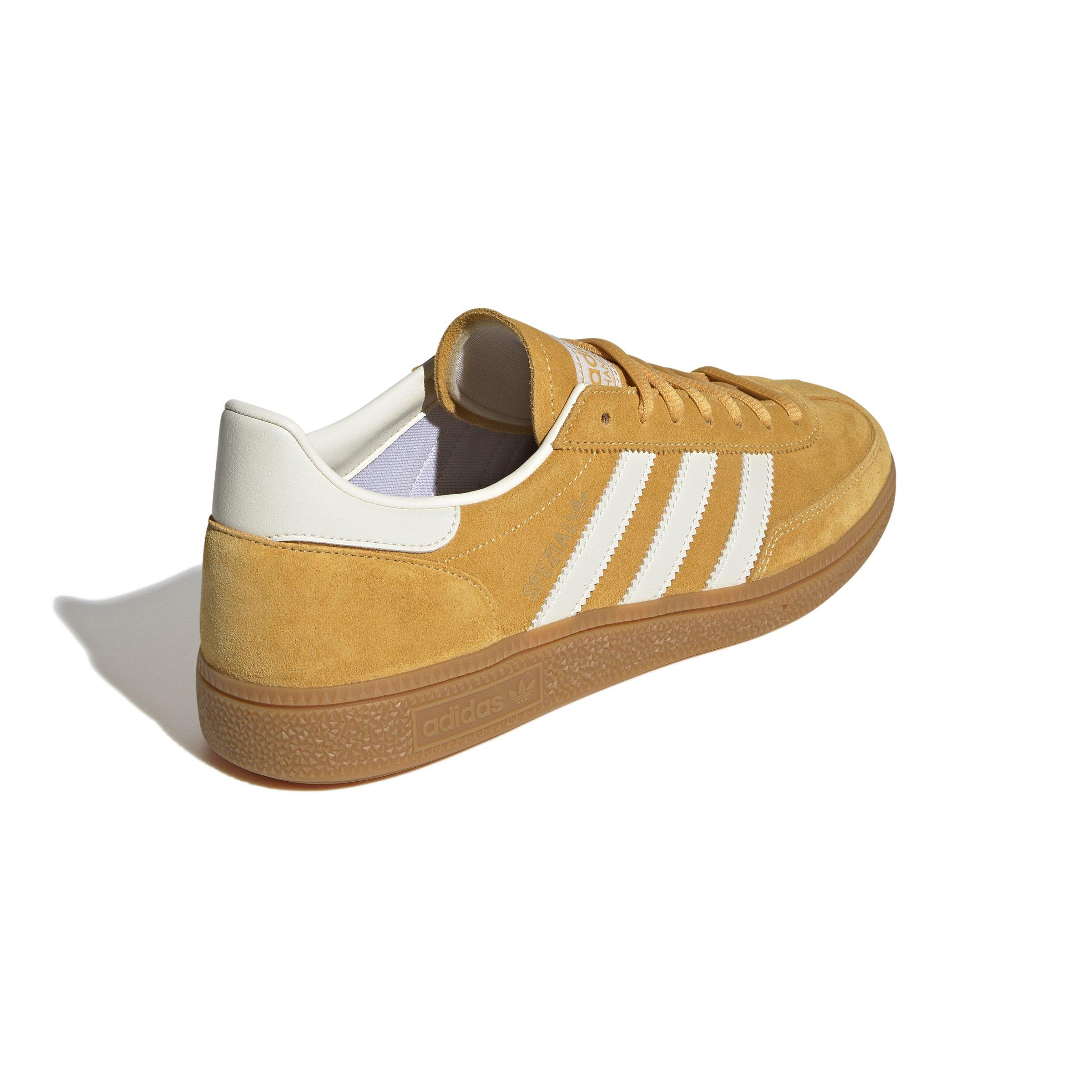 adidas Originals Handball Spezial "Preloved Yellow/Cream White/Ftwr White" Men's Shoe - YELLOW/WHITE Thumbnail View 4