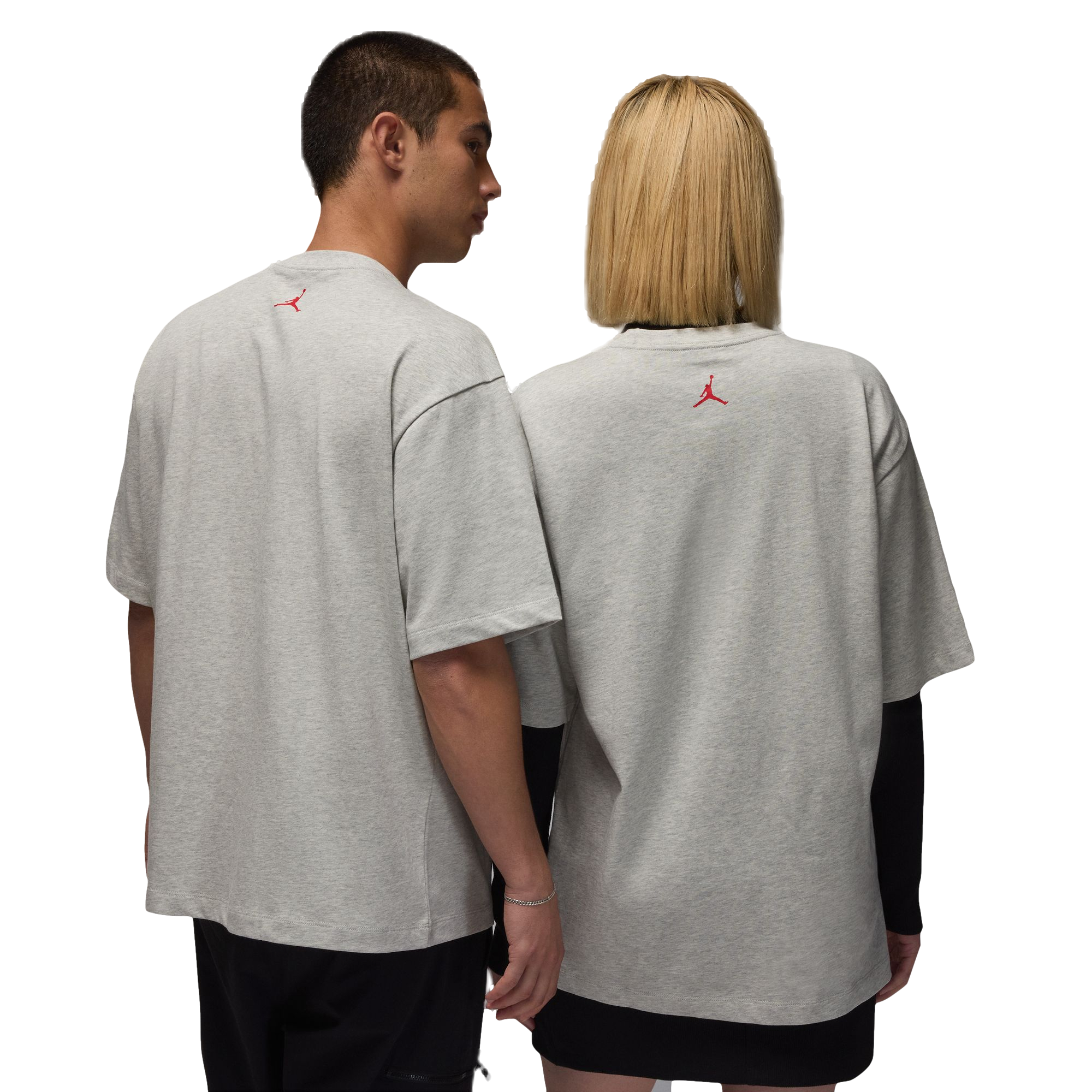 Jordan Men's Essentials Photo Tee - HEATHER/GREY Thumbnail View 2