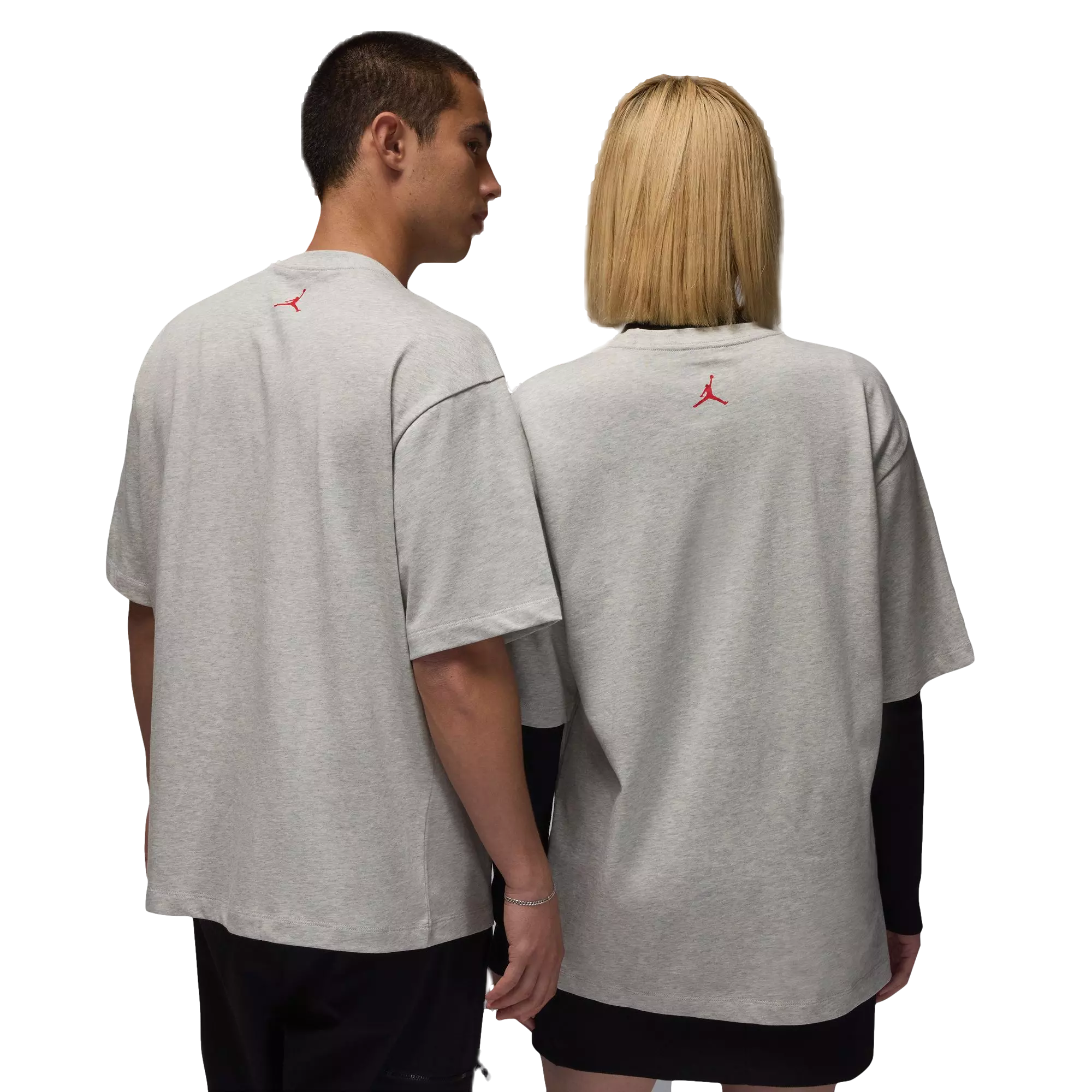 Jordan Men's Essentials Photo Tee - HEATHER/GREY