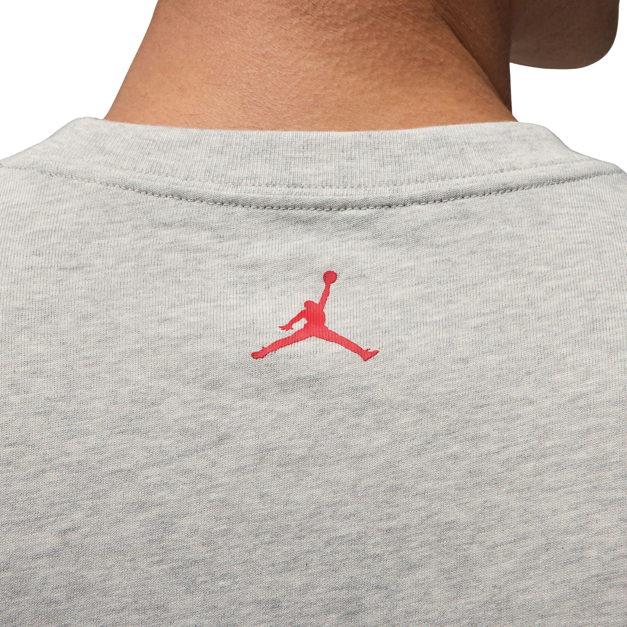 Jordan Men's Essentials Photo Tee - HEATHER/GREY Thumbnail View 5