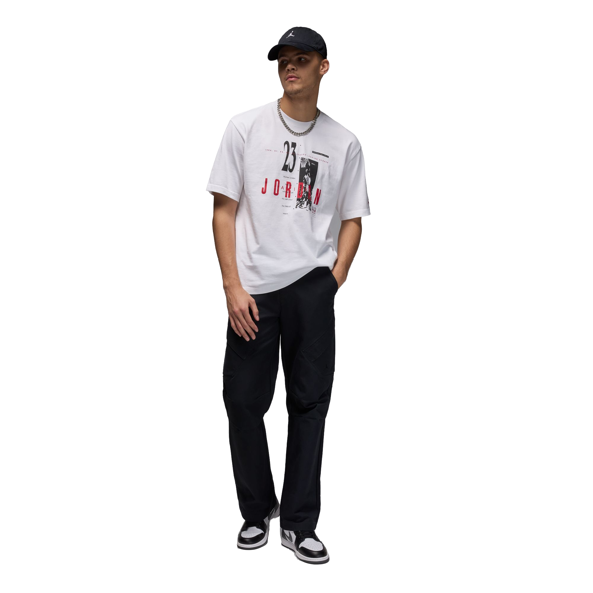 Jordan Men's Reissue Tee-White - WHITE Thumbnail View 6