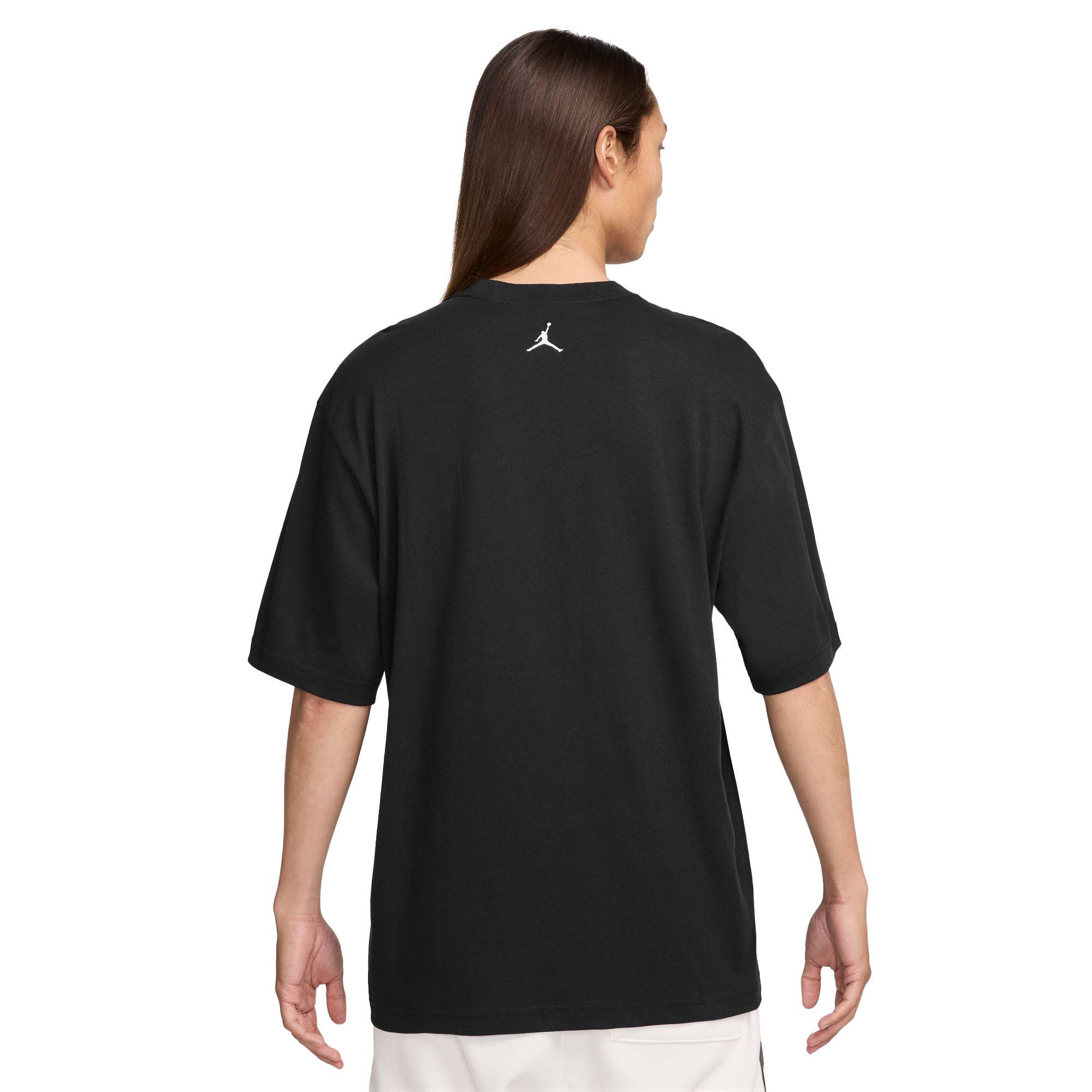 Jordan Men's Sport Dri-FIT Think Graphic Tee - Black - BLACK Thumbnail View 2