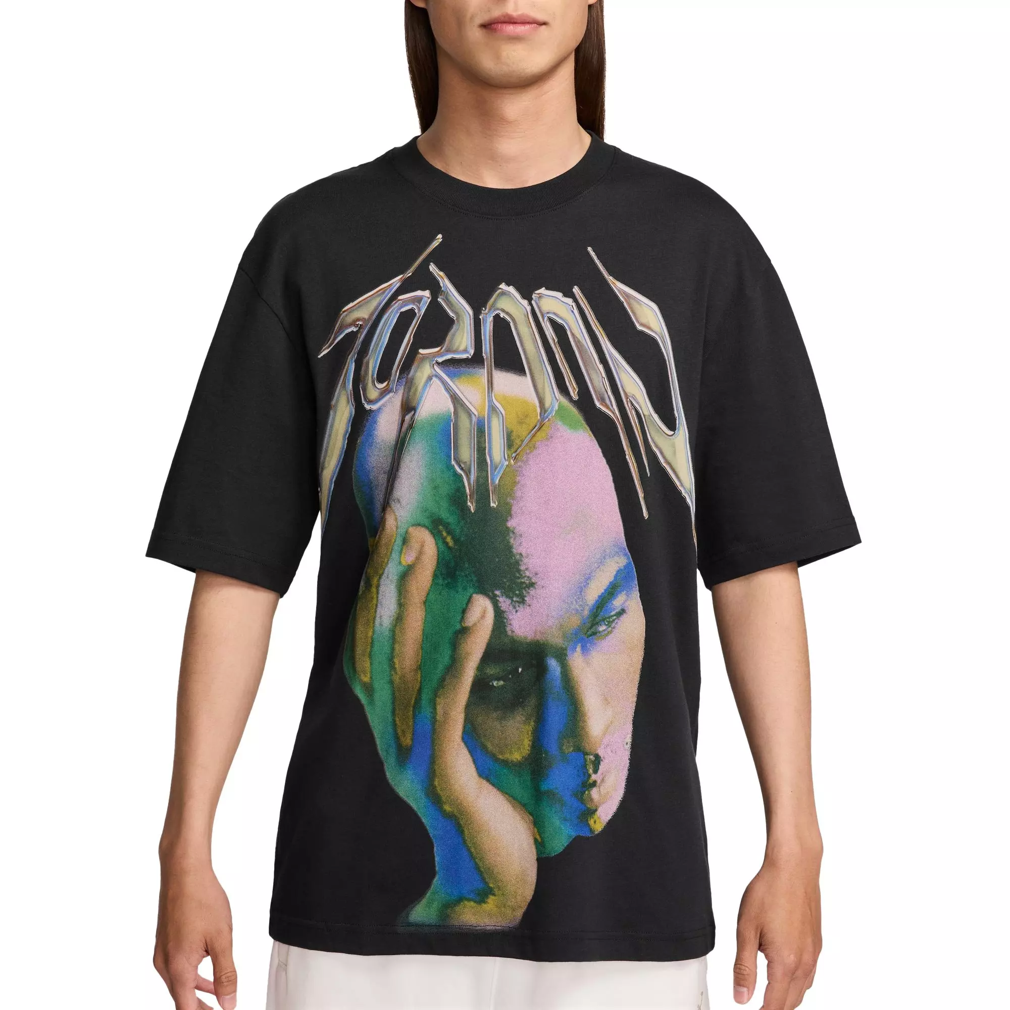 Jordan Men's Sport Dri-FIT Think Graphic Tee - Black - BLACK