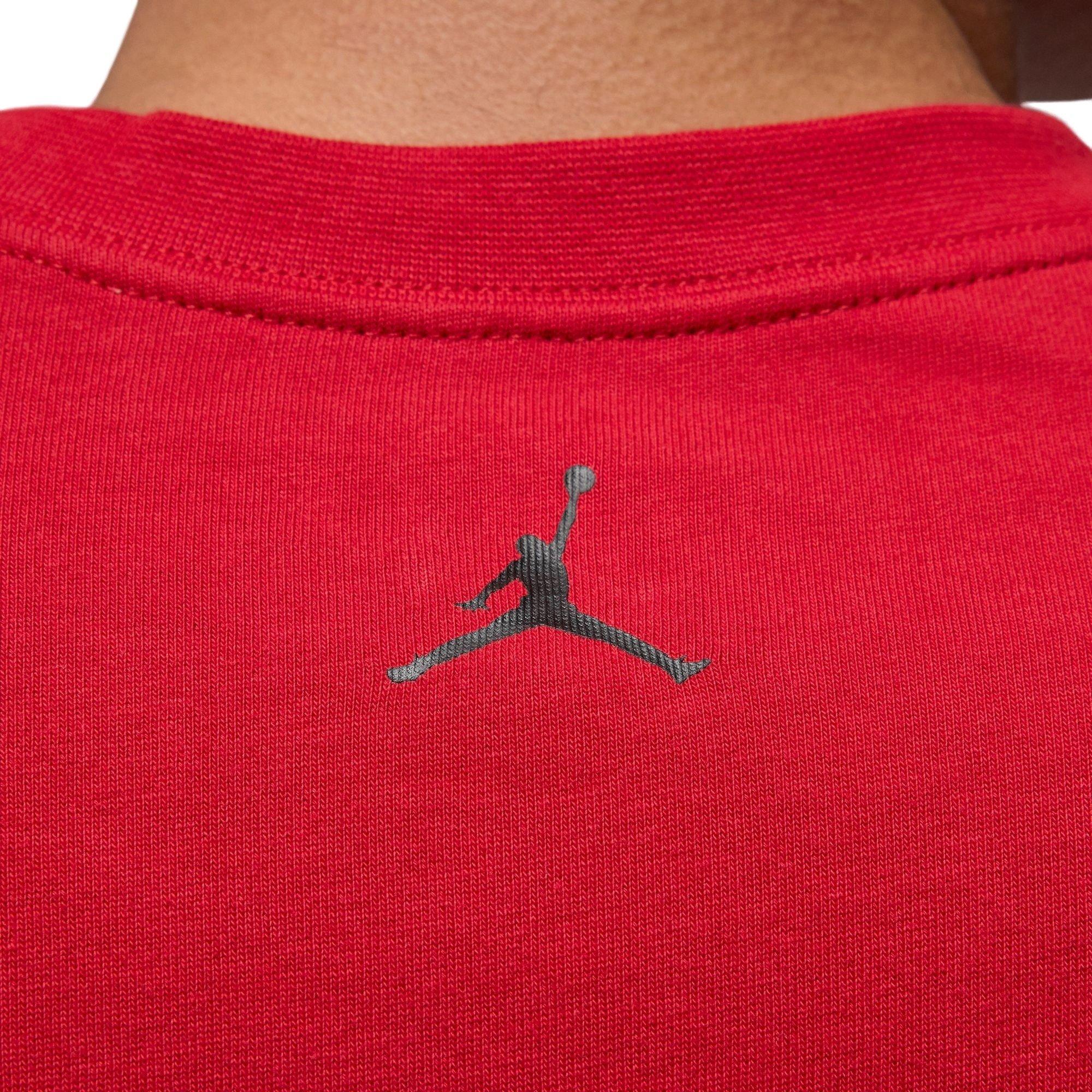 Jordan Men's Brand Sneaker Patch Tee - RED Thumbnail View 4