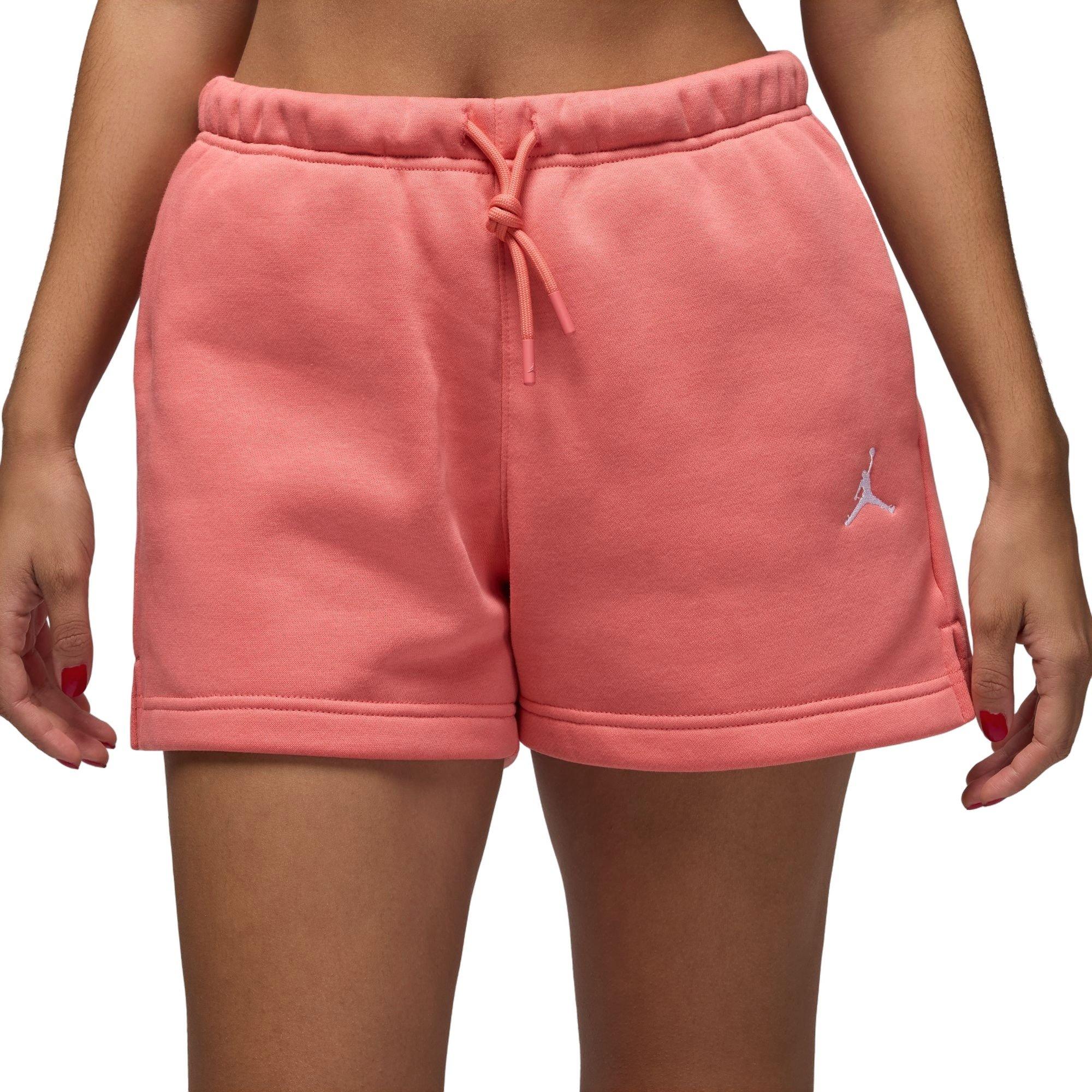 Jordan Women's Brooklyn Fleece Shorts - PINK Thumbnail View 1