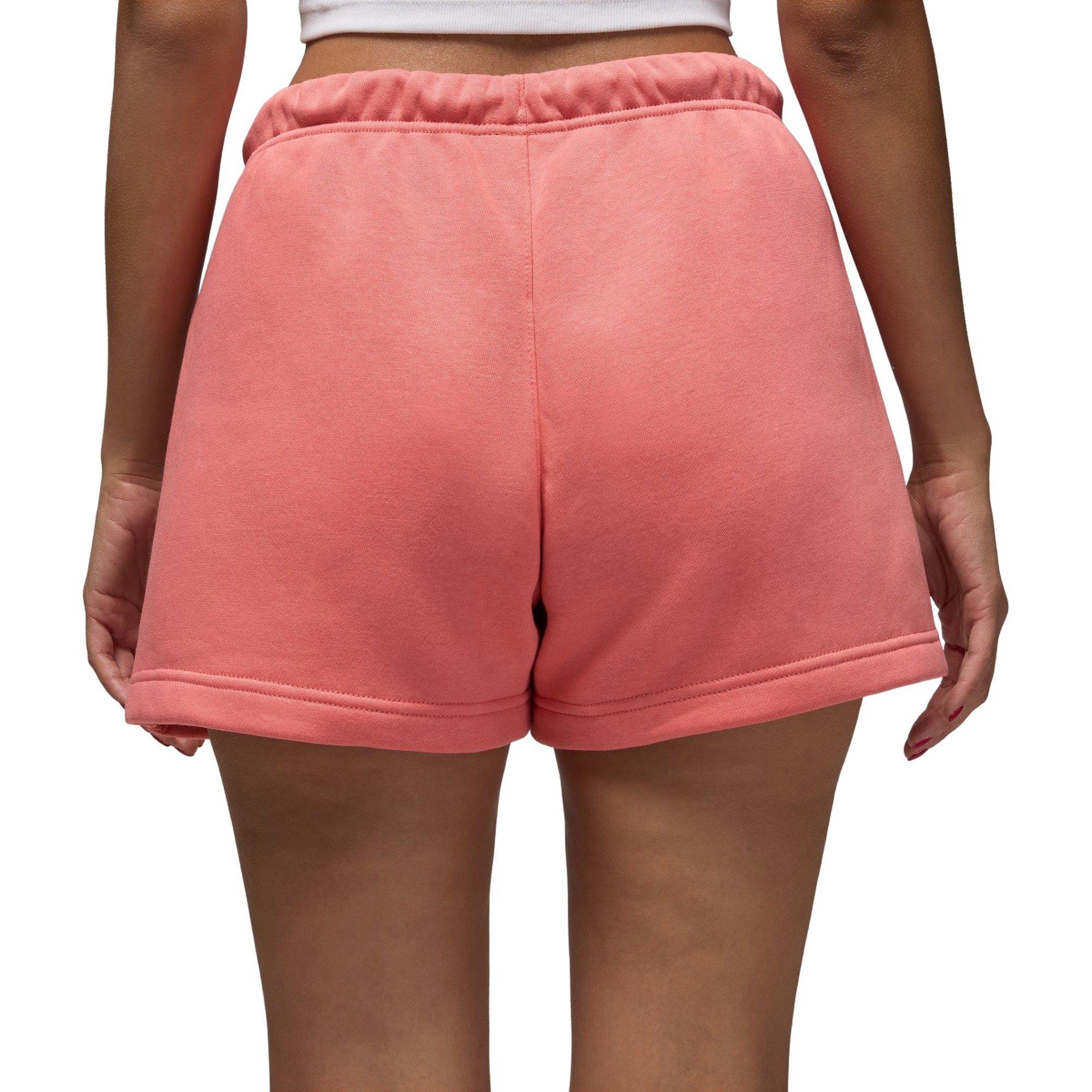 Jordan Women's Brooklyn Fleece Shorts - PINK Thumbnail View 2