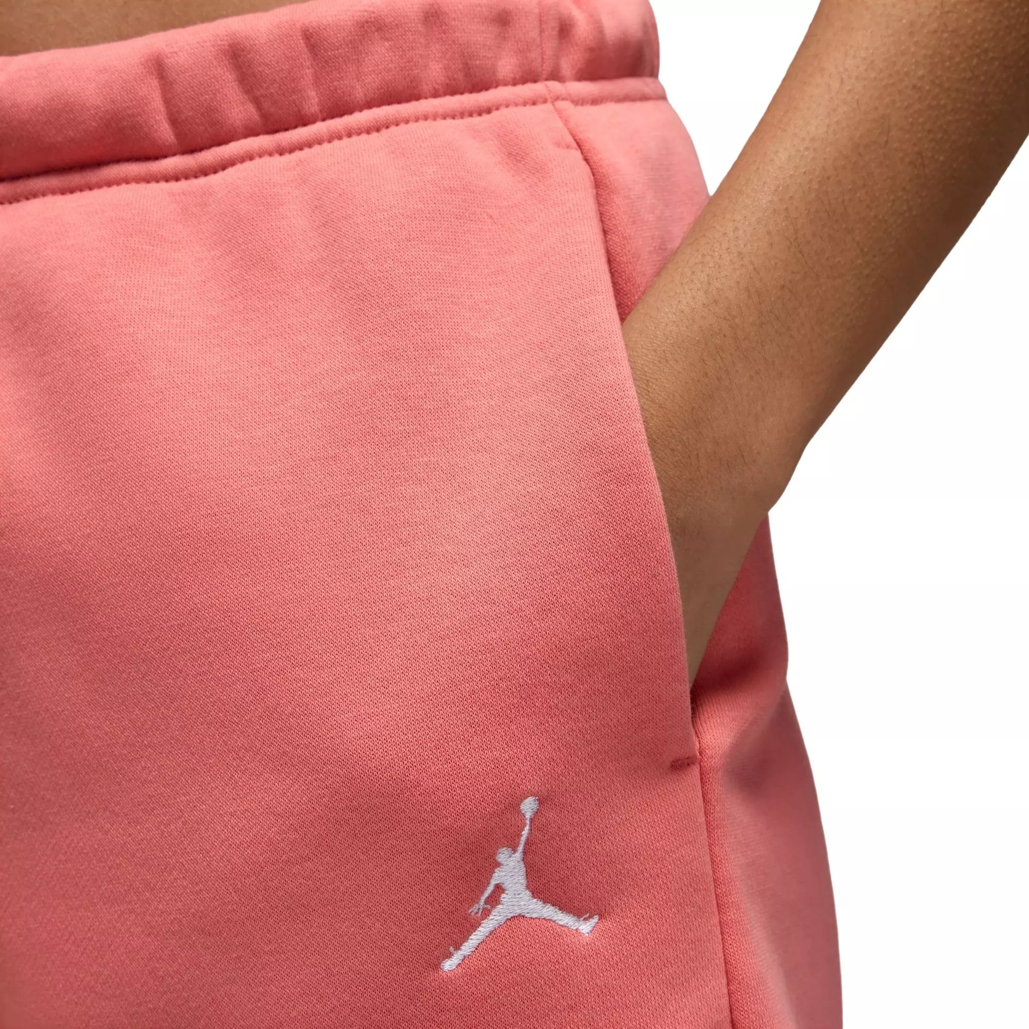 Jordan Women's Brooklyn Fleece Shorts - Pink Salt - PINK
