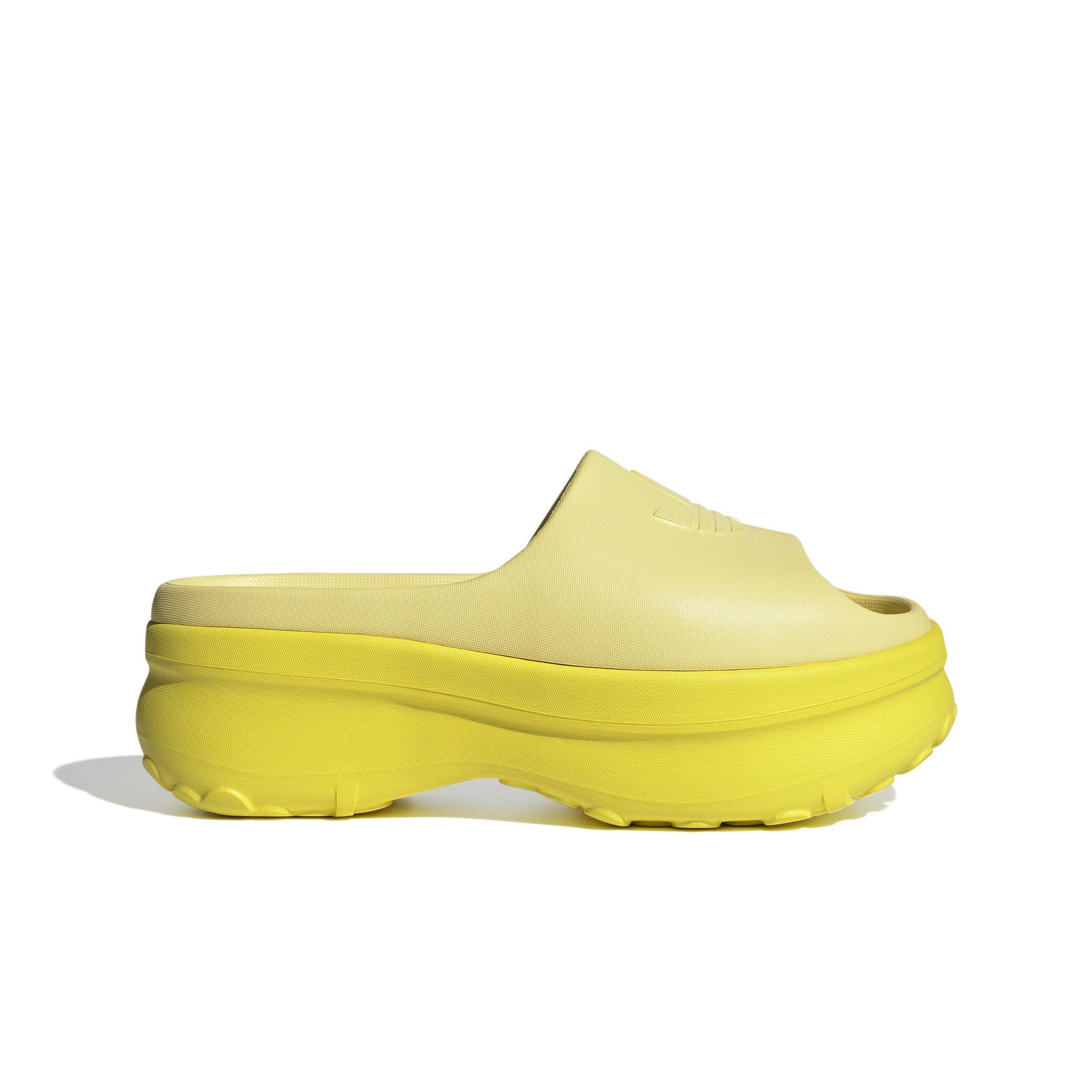 adidas Originals Stan Smith "Powder Yellow/Pure Sulfur" Women's Slide - YELLOW Thumbnail View 1
