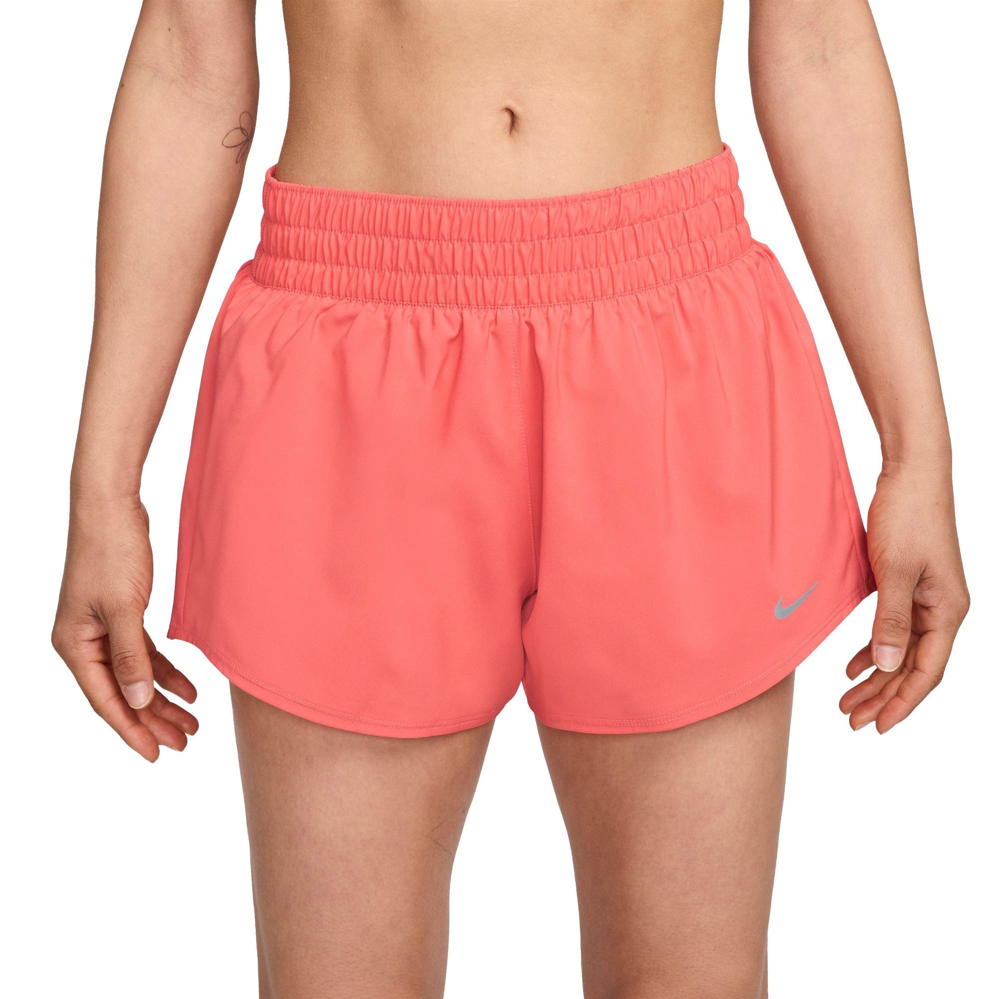 Nike Women's One Dri-FIT Mid-Rise 3" Shorts - PEACH Thumbnail View 1