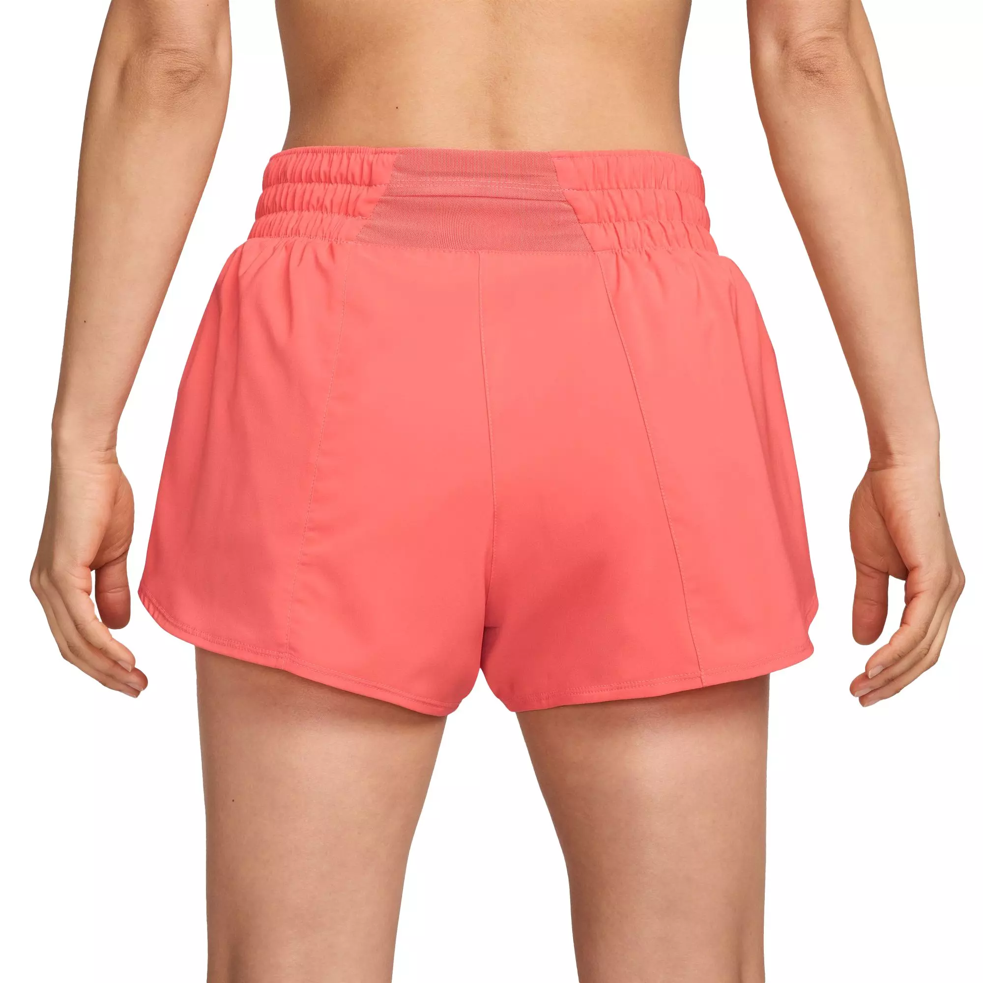 Nike Women's One Dri-FIT Mid-Rise 3" Shorts - PEACH