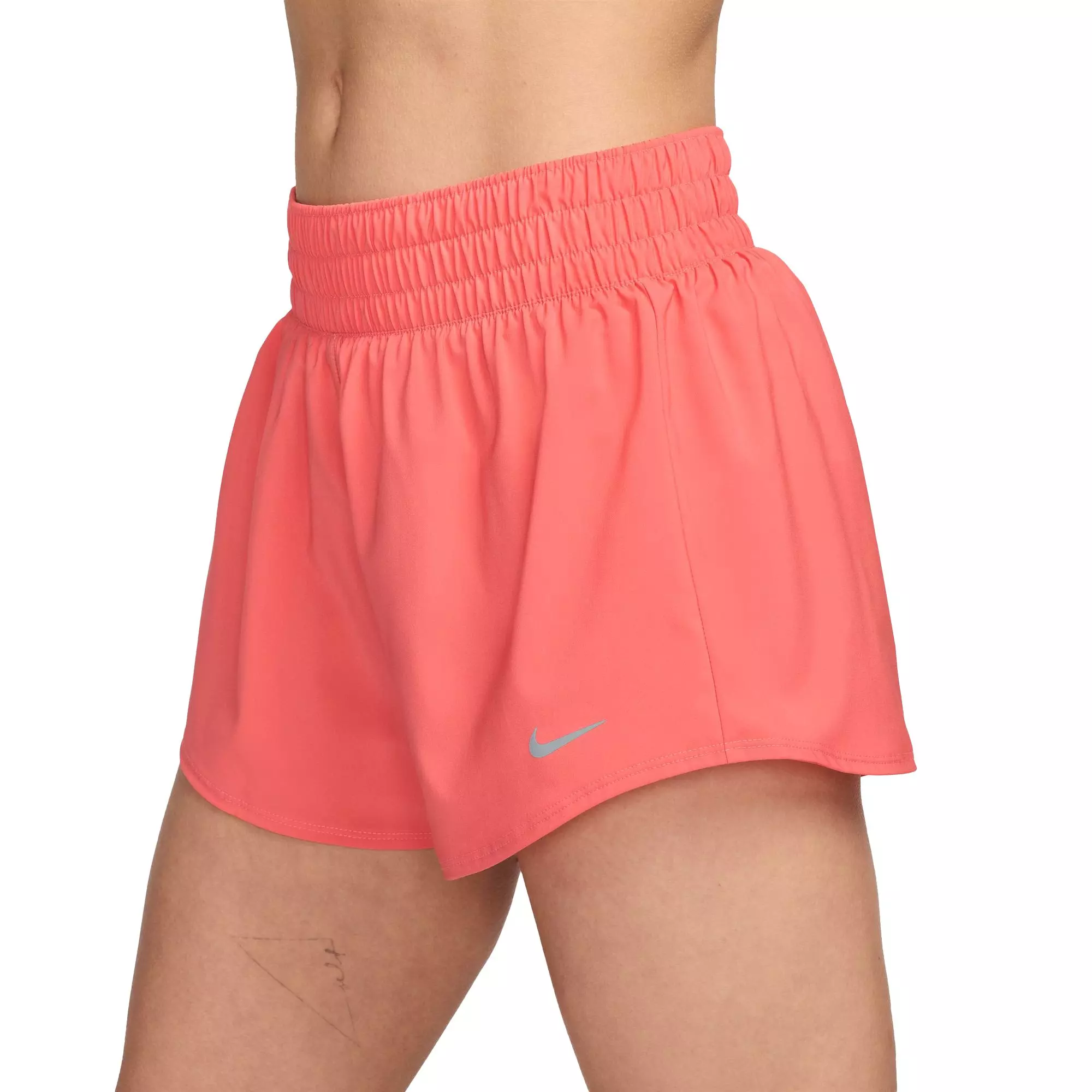 Nike Women's One Dri-FIT Mid-Rise 3" Shorts - PEACH