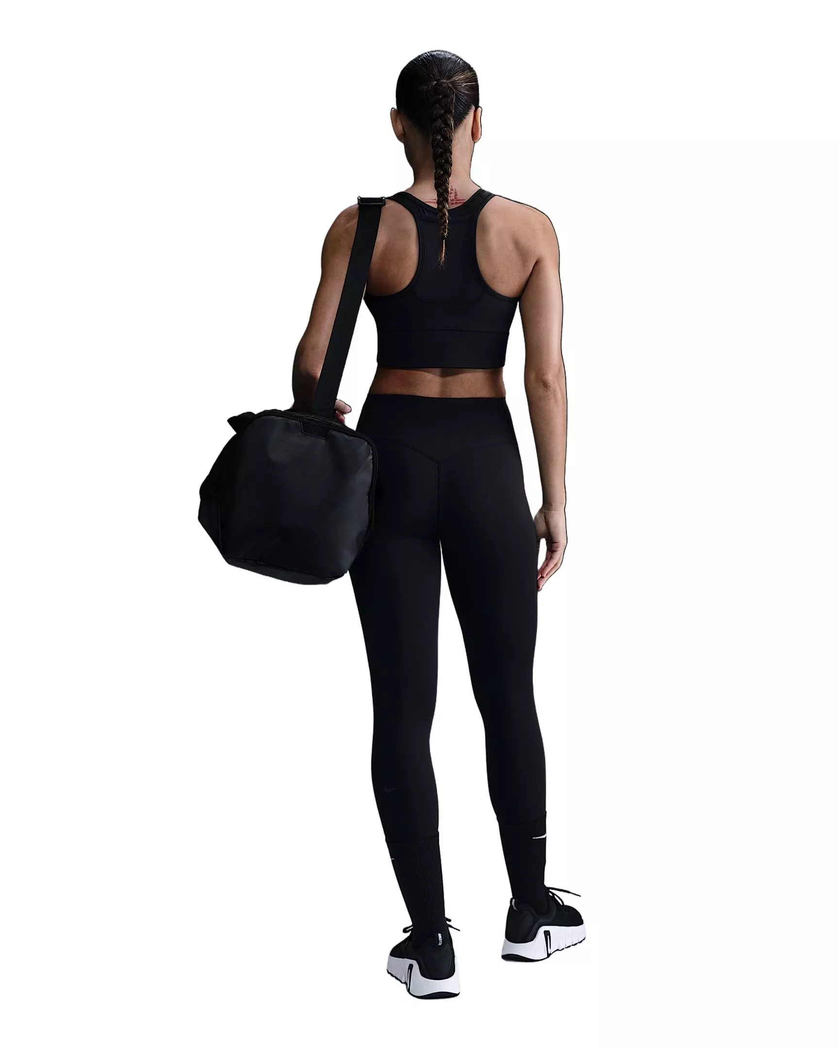 Nike Women's Universa Med-Support High-Waisted 7/8 SP25 Leggings w/Pockets -Black - BLACK