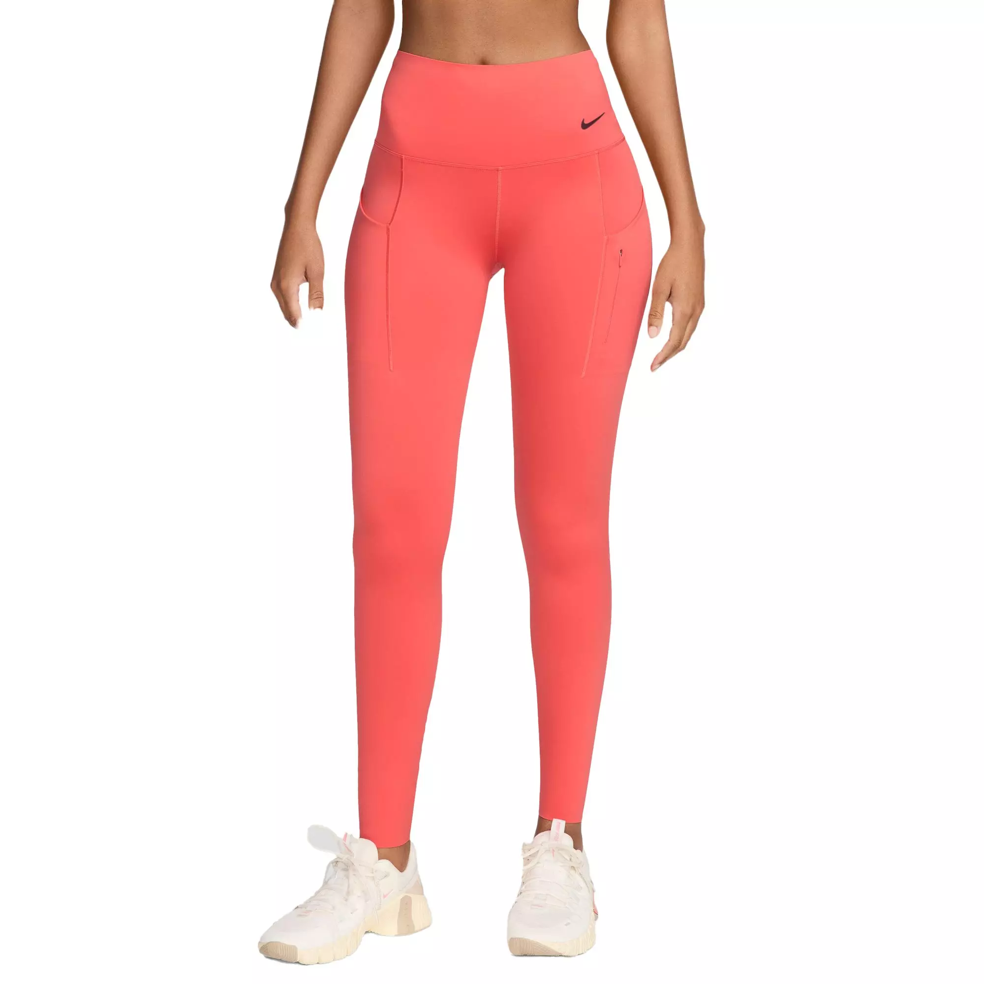 Nike Women's Universa High-Waisted 7/8 Pocket Leggings - PEACH