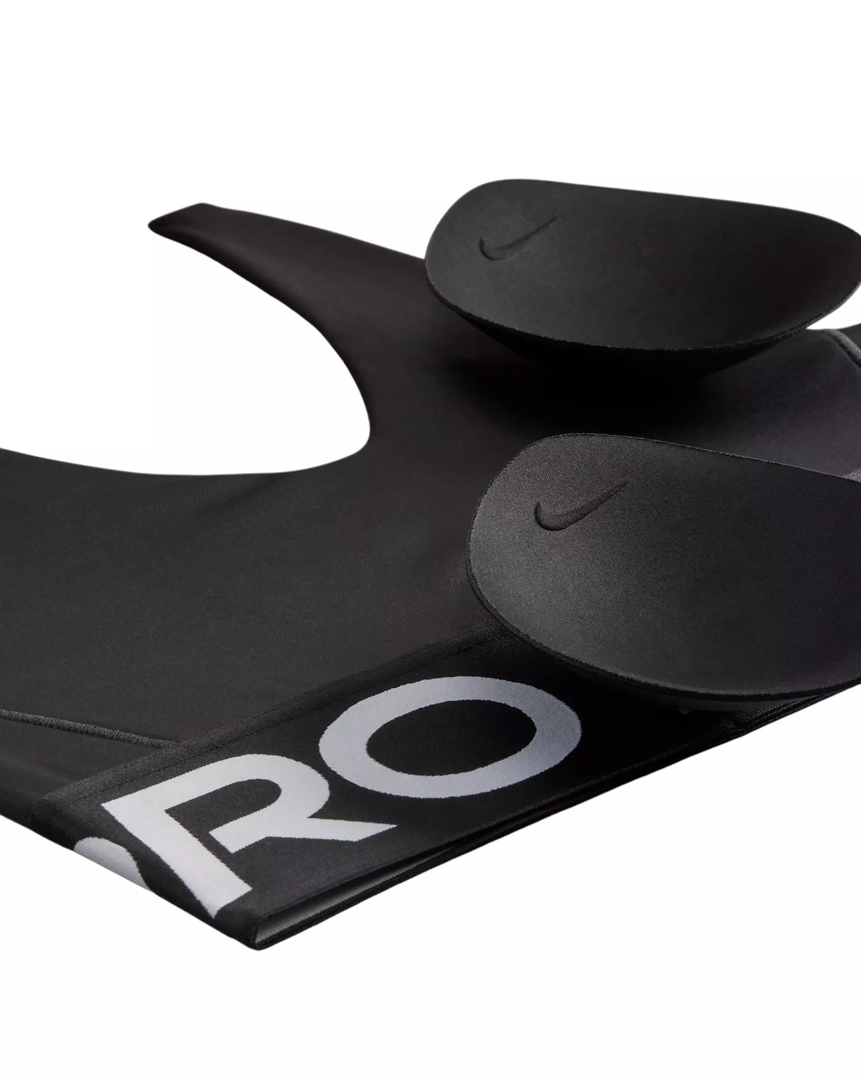 Nike Women's Pro Indy Plunge SP25 Med-Support Padded Sports Bra - Black - BLACK