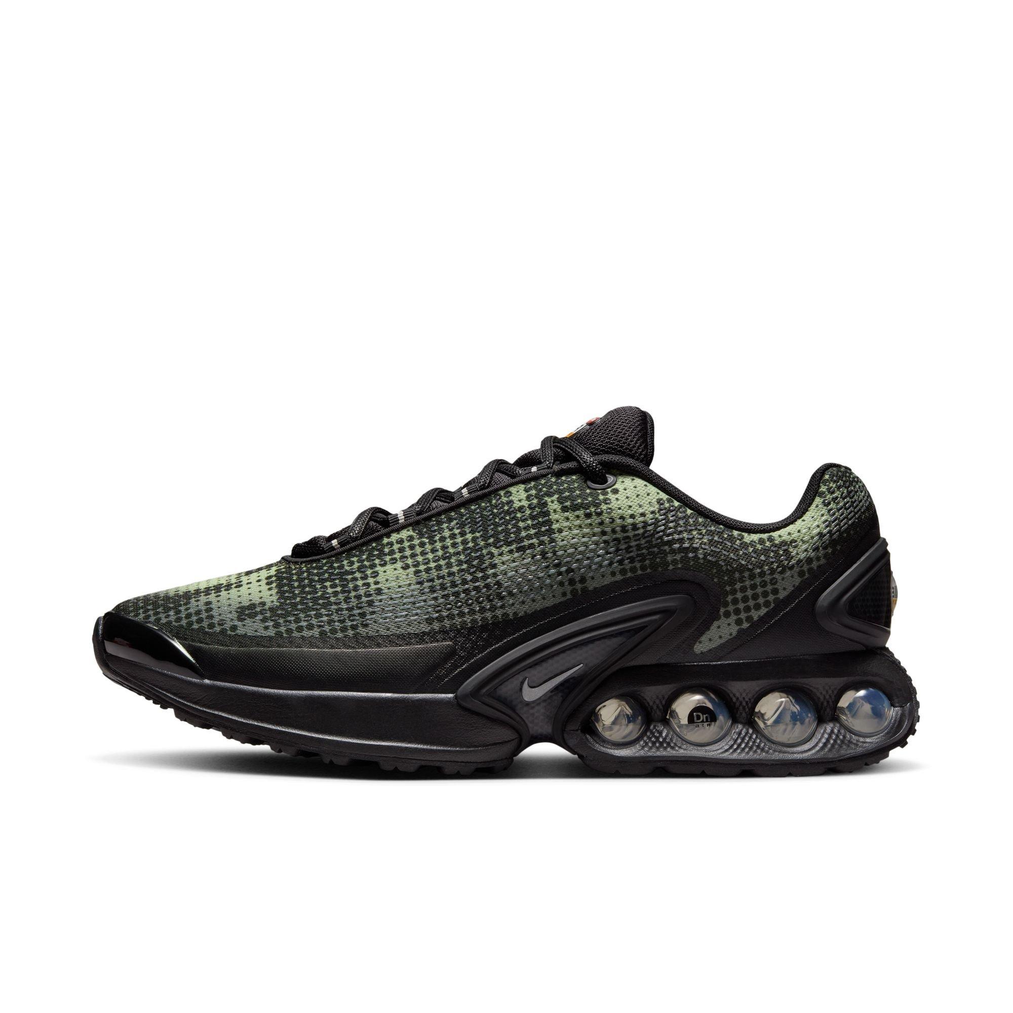 Nike Air Max Dn "Black/Metallic Silver/Olive Aura" Men's Shoe - BLACK/SILVER Thumbnail View 3