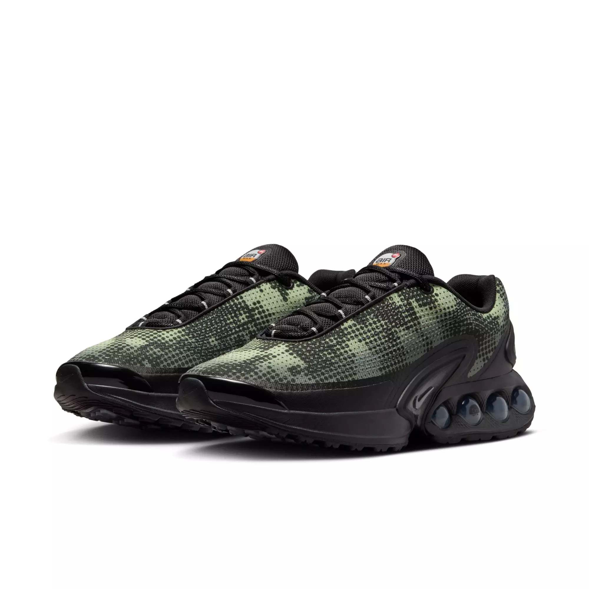 Nike Air Max Dn "Black/Metallic Silver/Olive Aura" Men's Shoe - BLACK/SILVER