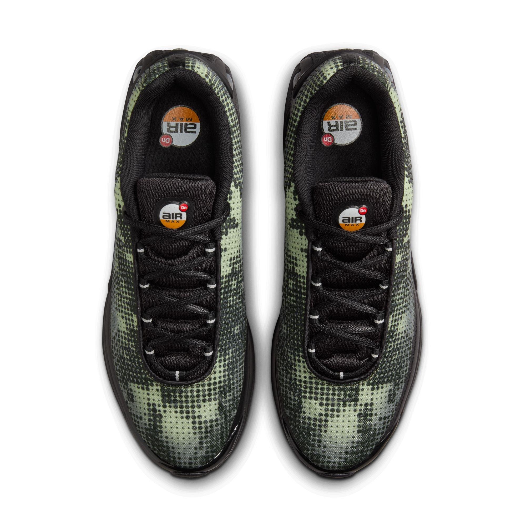 Nike Air Max Dn "Black/Metallic Silver/Olive Aura" Men's Shoe - BLACK/SILVER Thumbnail View 6