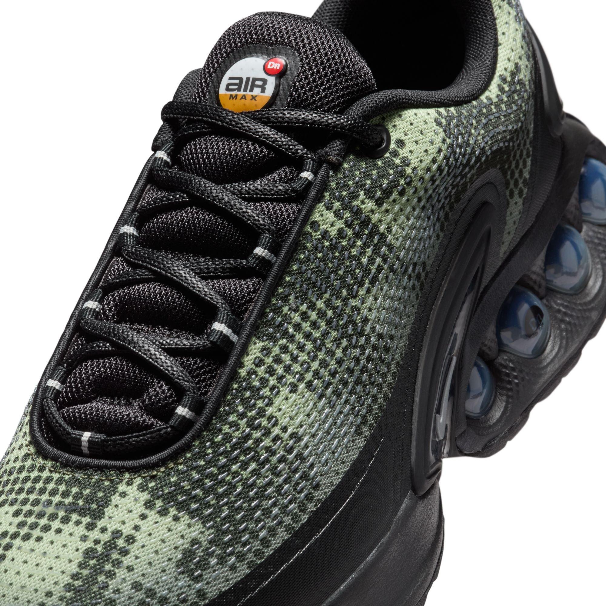 Nike Air Max Dn "Black/Metallic Silver/Olive Aura" Men's Shoe - BLACK/SILVER Thumbnail View 9