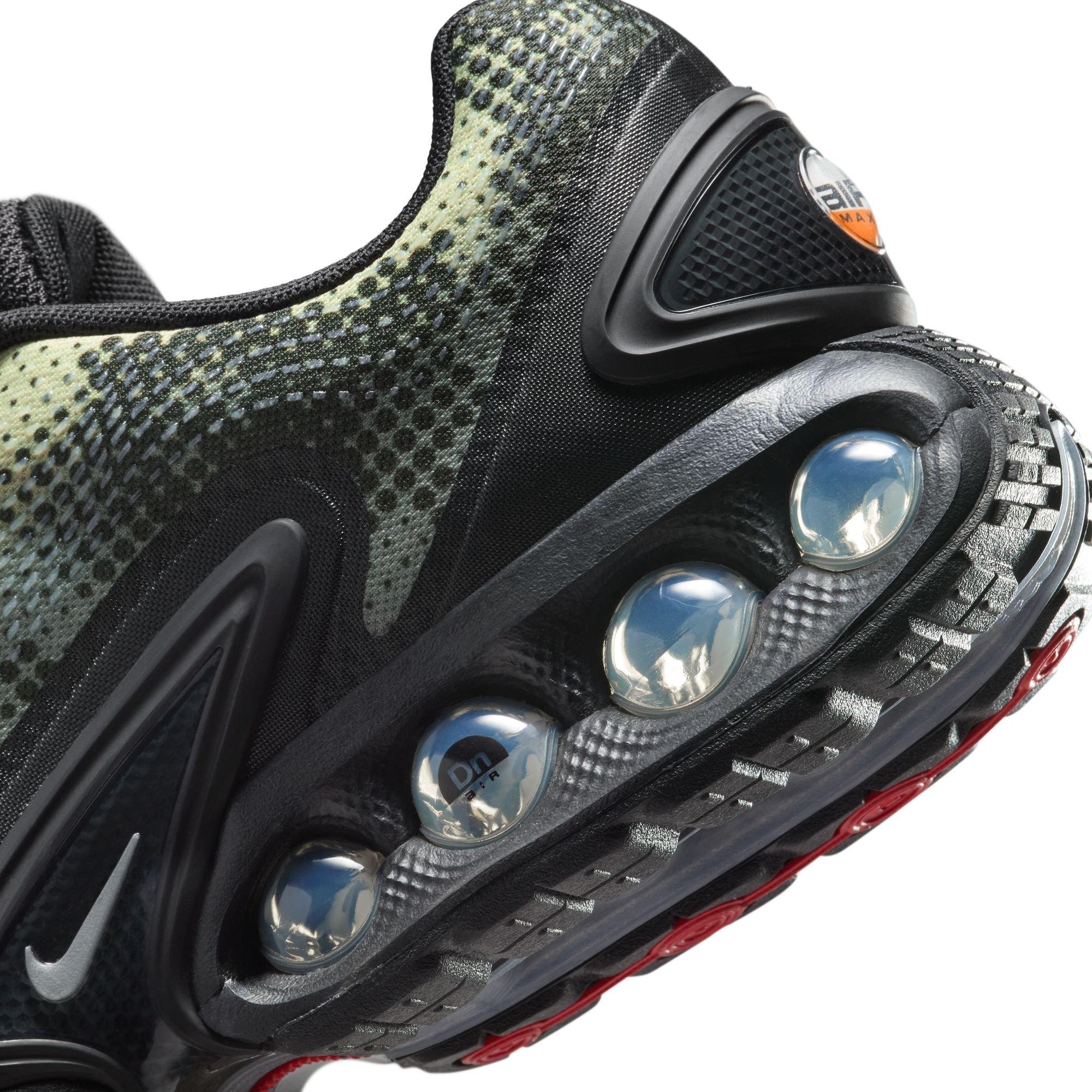 Nike Air Max Dn "Black/Metallic Silver/Olive Aura" Men's Shoe - BLACK/SILVER Thumbnail View 10
