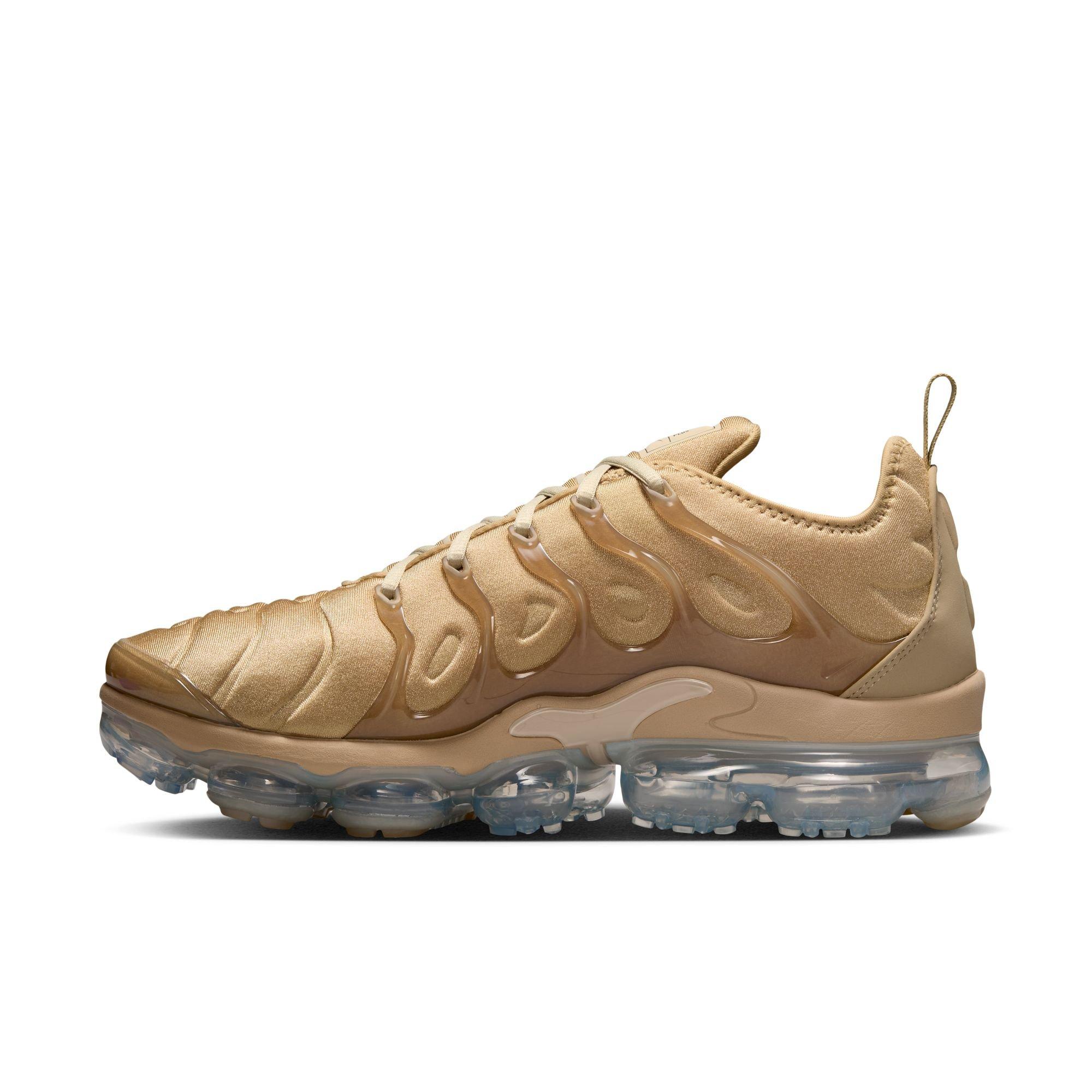 Nike Air VaporMax Plus "Parachute Beige/Desert Khaki/Black/White" Men's Shoe - TAN Thumbnail View 4