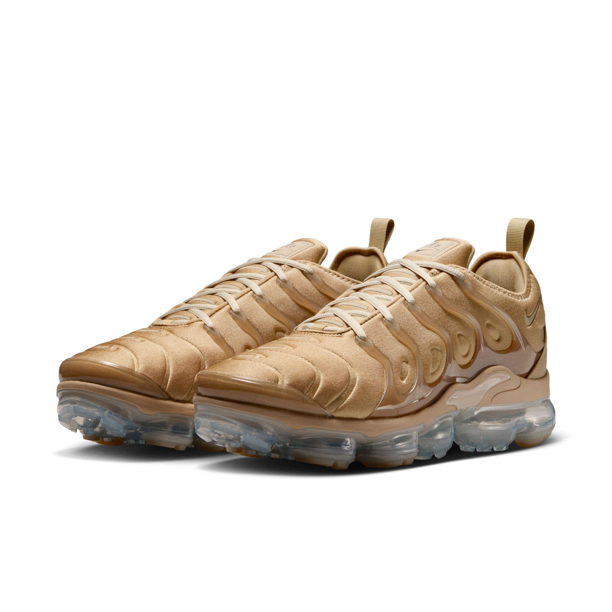 Nike Air VaporMax Plus "Parachute Beige/Desert Khaki/Black/White" Men's Shoe - TAN Thumbnail View 5
