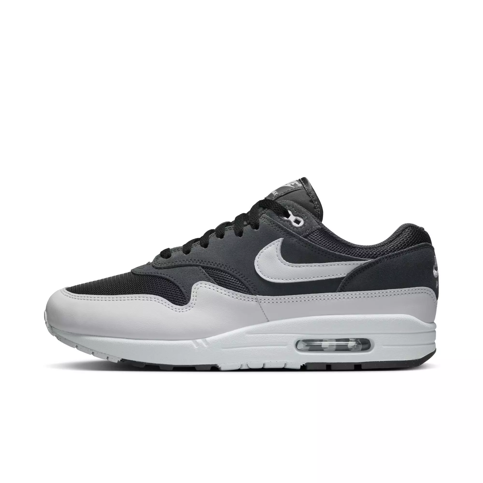 Nike Air Max 1 Essential "Off Noir/Vast Grey/White/Black" Men's Shoe - BLACK/WHITE