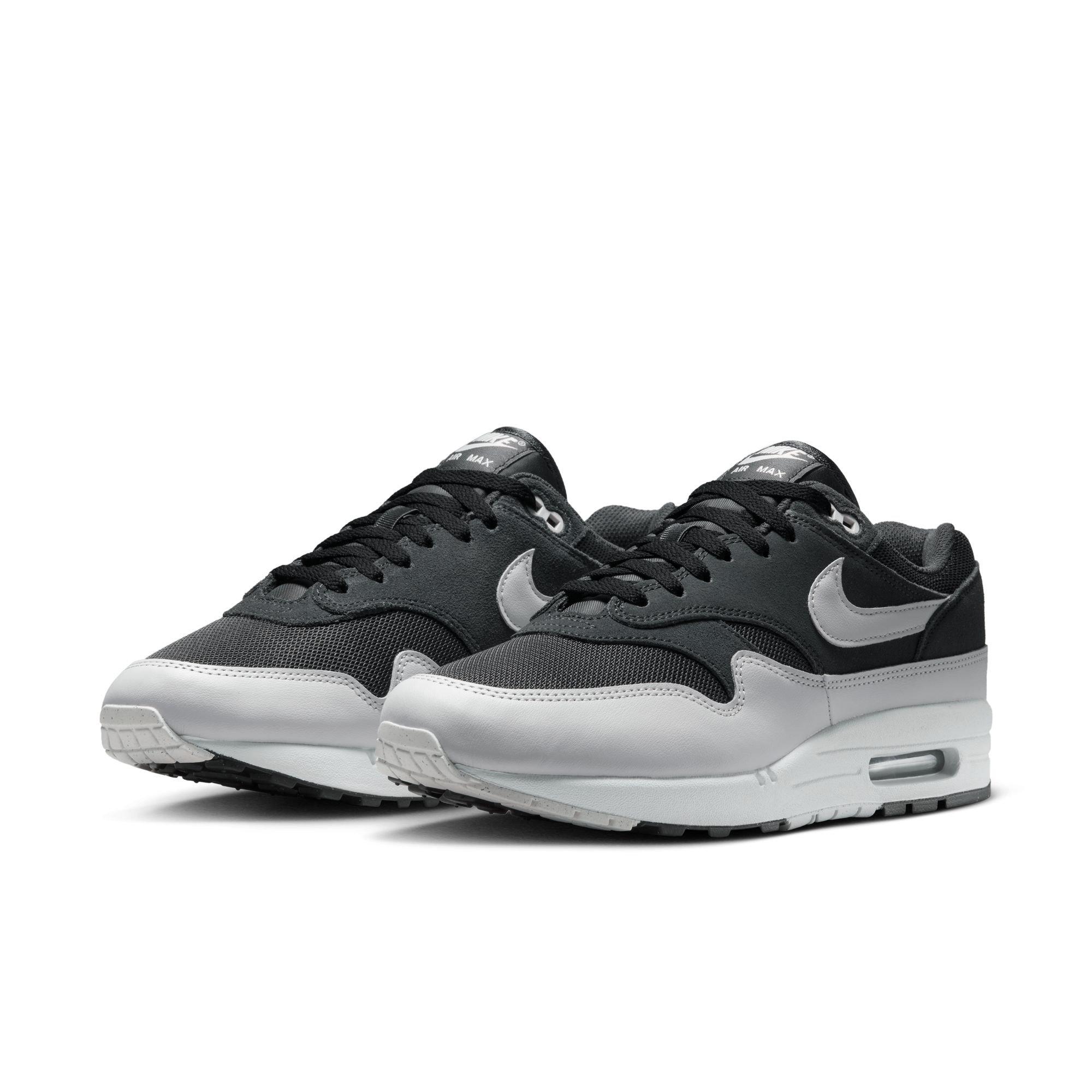 Nike Air Max 1 Essential "Off Noir/Vast Grey/White/Black" Men's Shoe - BLACK/WHITE Thumbnail View 5