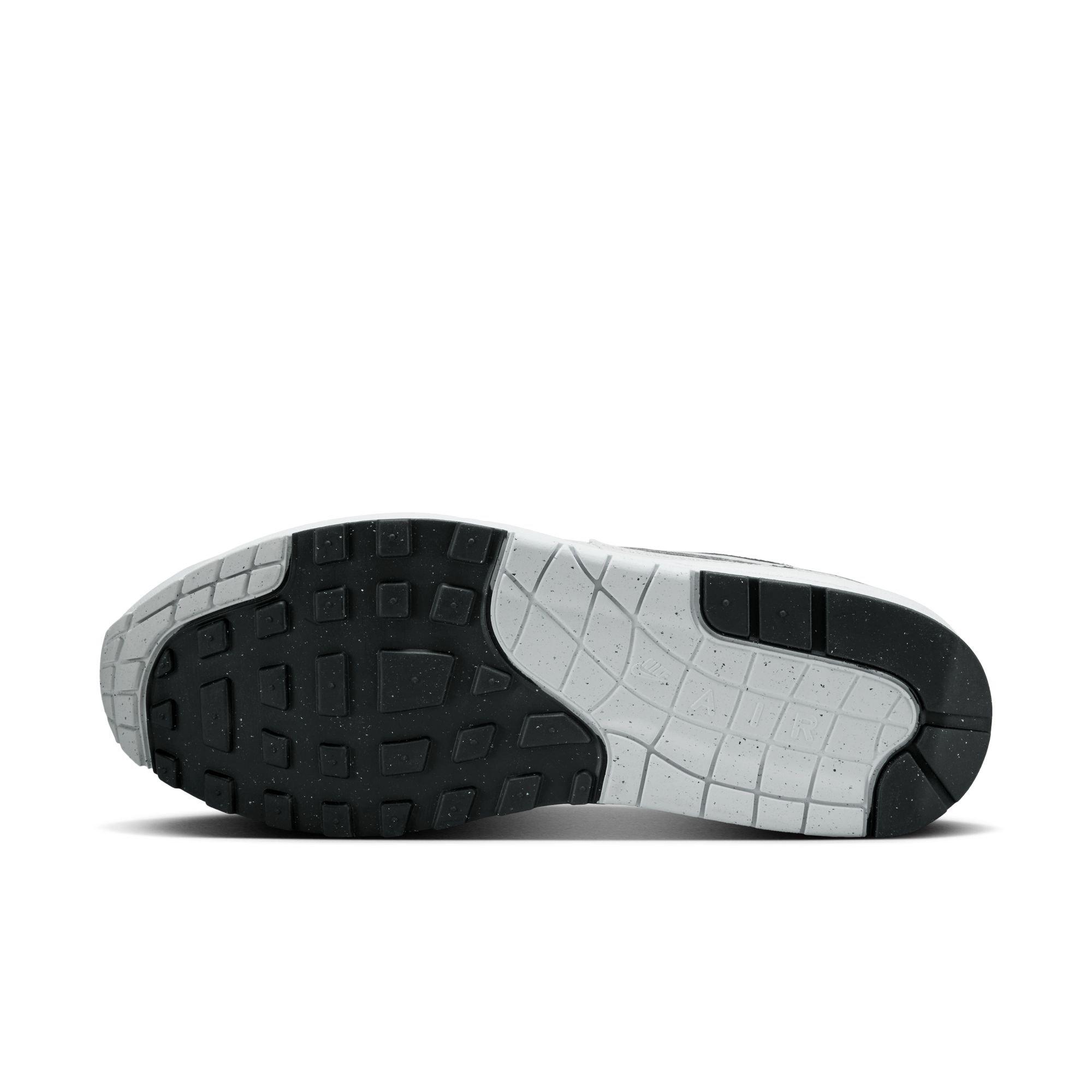 Nike Air Max 1 Essential "Off Noir/Vast Grey/White/Black" Men's Shoe - BLACK/WHITE Thumbnail View 8