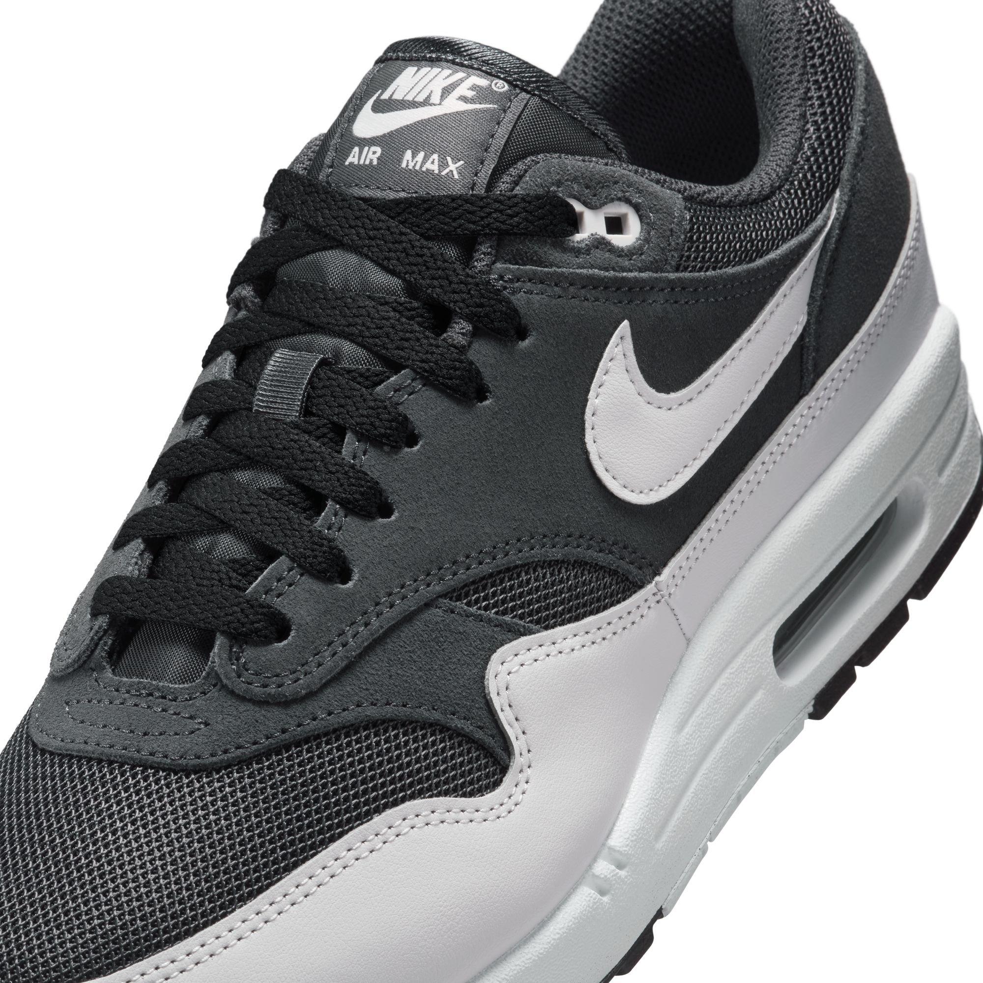 Nike Air Max 1 Essential "Off Noir/Vast Grey/White/Black" Men's Shoe - BLACK/WHITE Thumbnail View 9